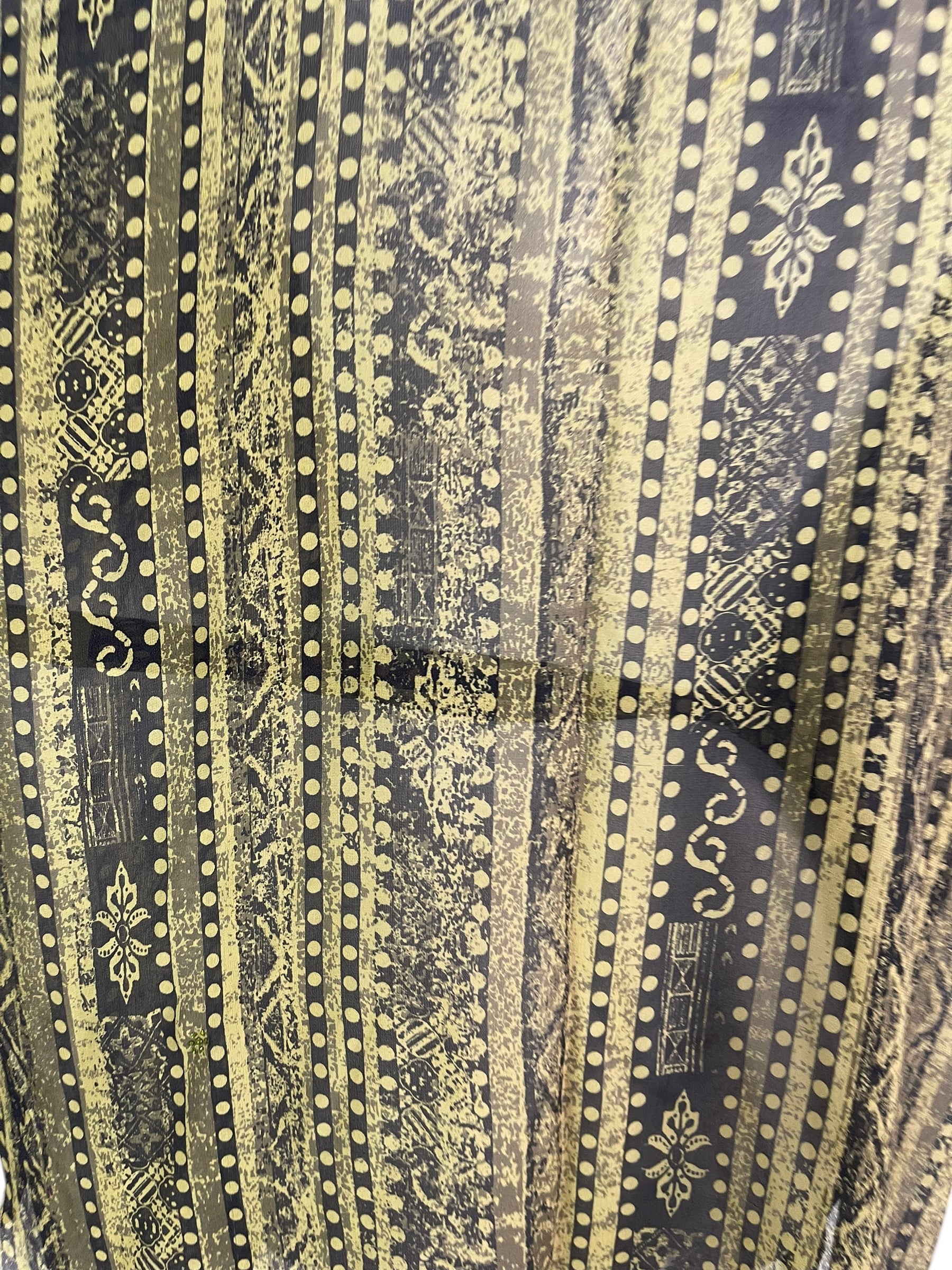 PRG6451 Sheer Avatar Pure Silk Kimono-Sleeved Jacket with Belt