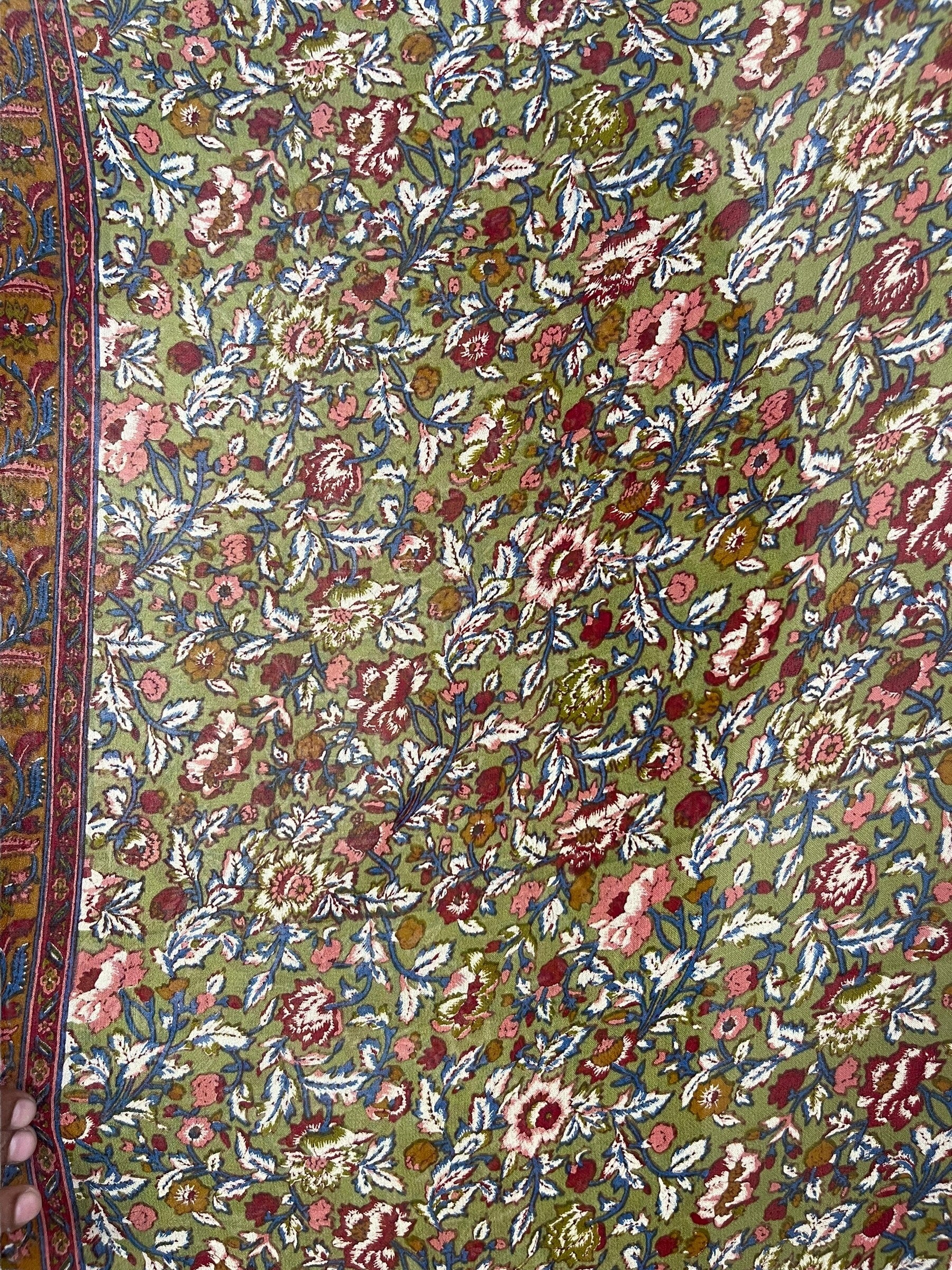 PRG6612 Sheer Avatar Pure Silk Short Kaftan Tunic without Slits