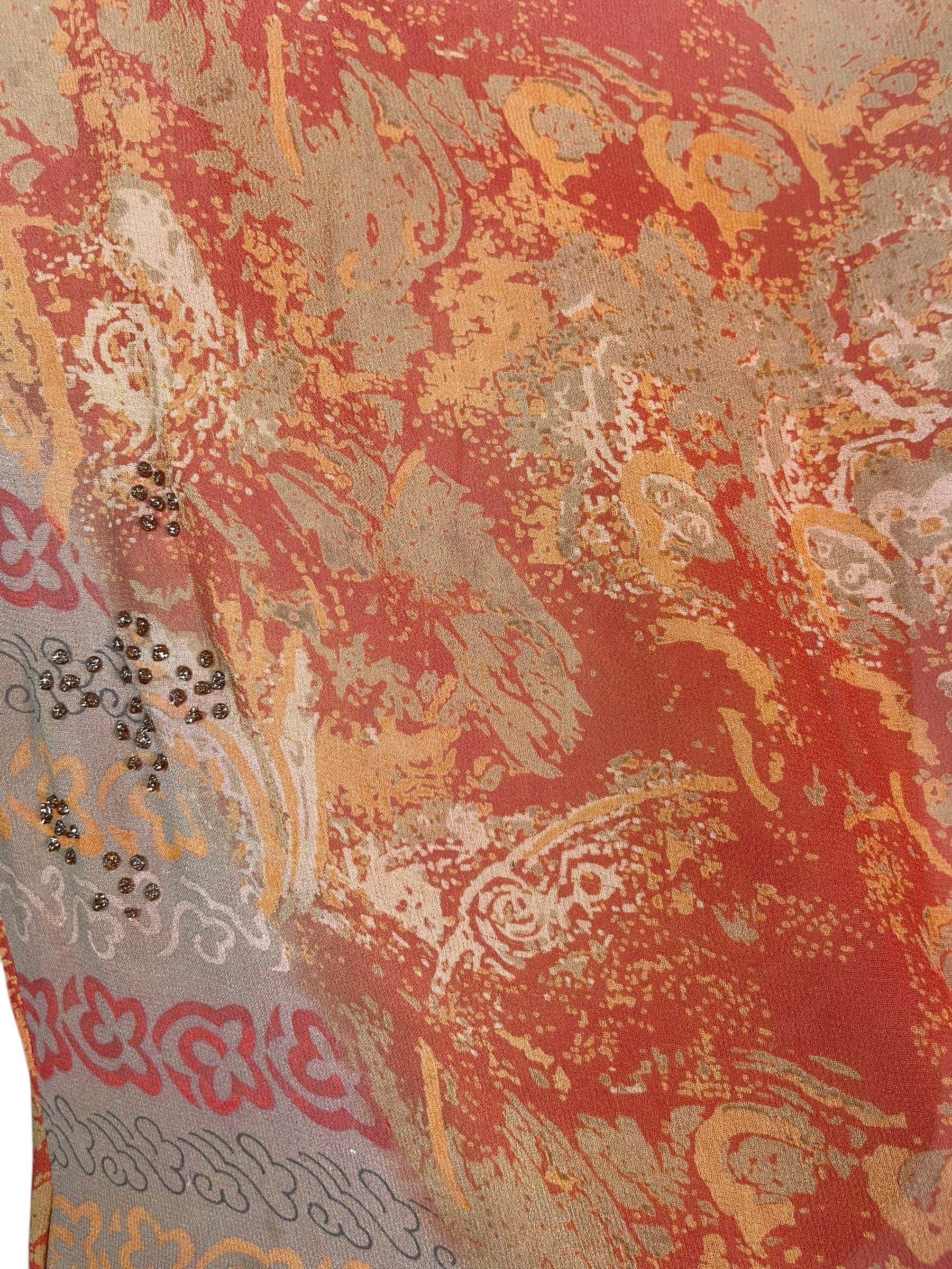 PRG6379 Sheer Avatar Pure Silk Maxi Kaftan