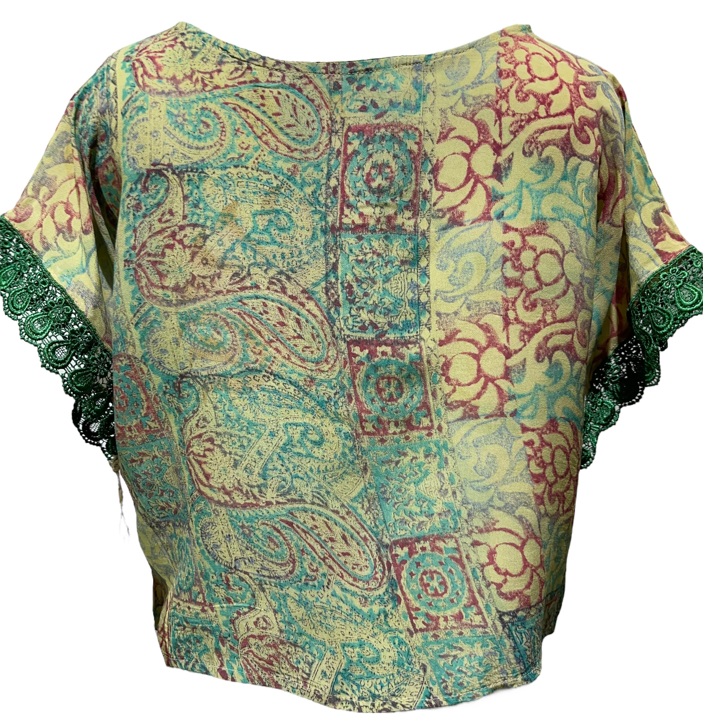 FINAL SALE PRC2014A Avatar Pure Silk Boxy Top