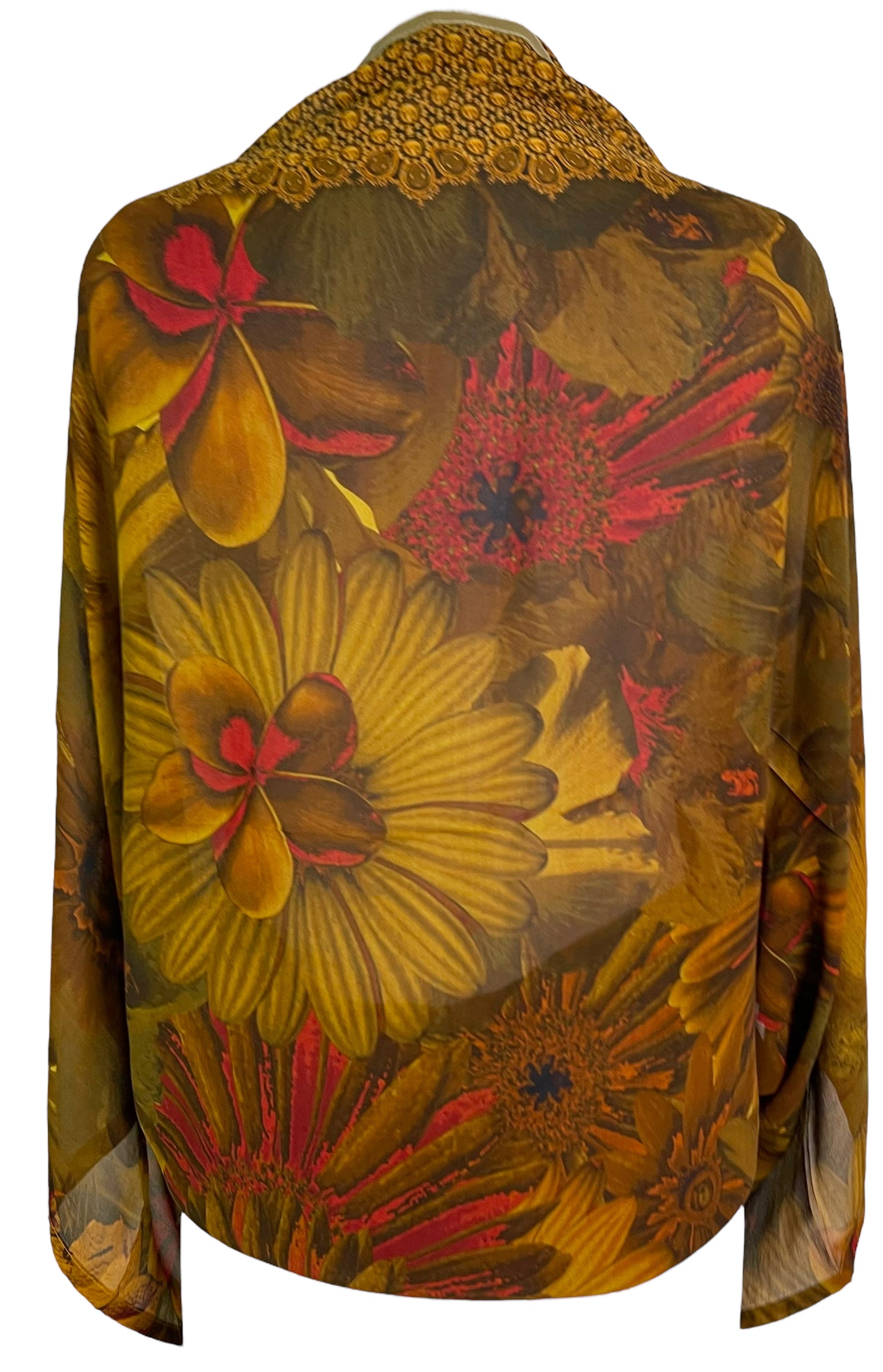 PRG6212 Sheer Avatar Pure Silk Shrug