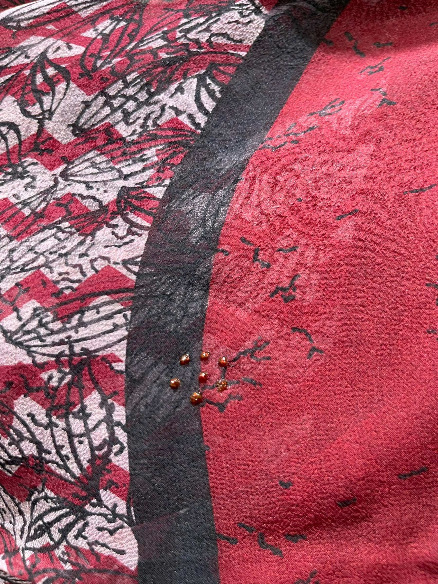 PRG5244 Sheer Wabi Sabi Pure Silk LONGER SLEEVE Side Slit Top by Wabi Sabi – Handmade ethical Side Slit Top from sariKNOTsari using upcycled silk. Designed in Canada for travel and slow fashion, loved from Toronto to LA to Sydney.