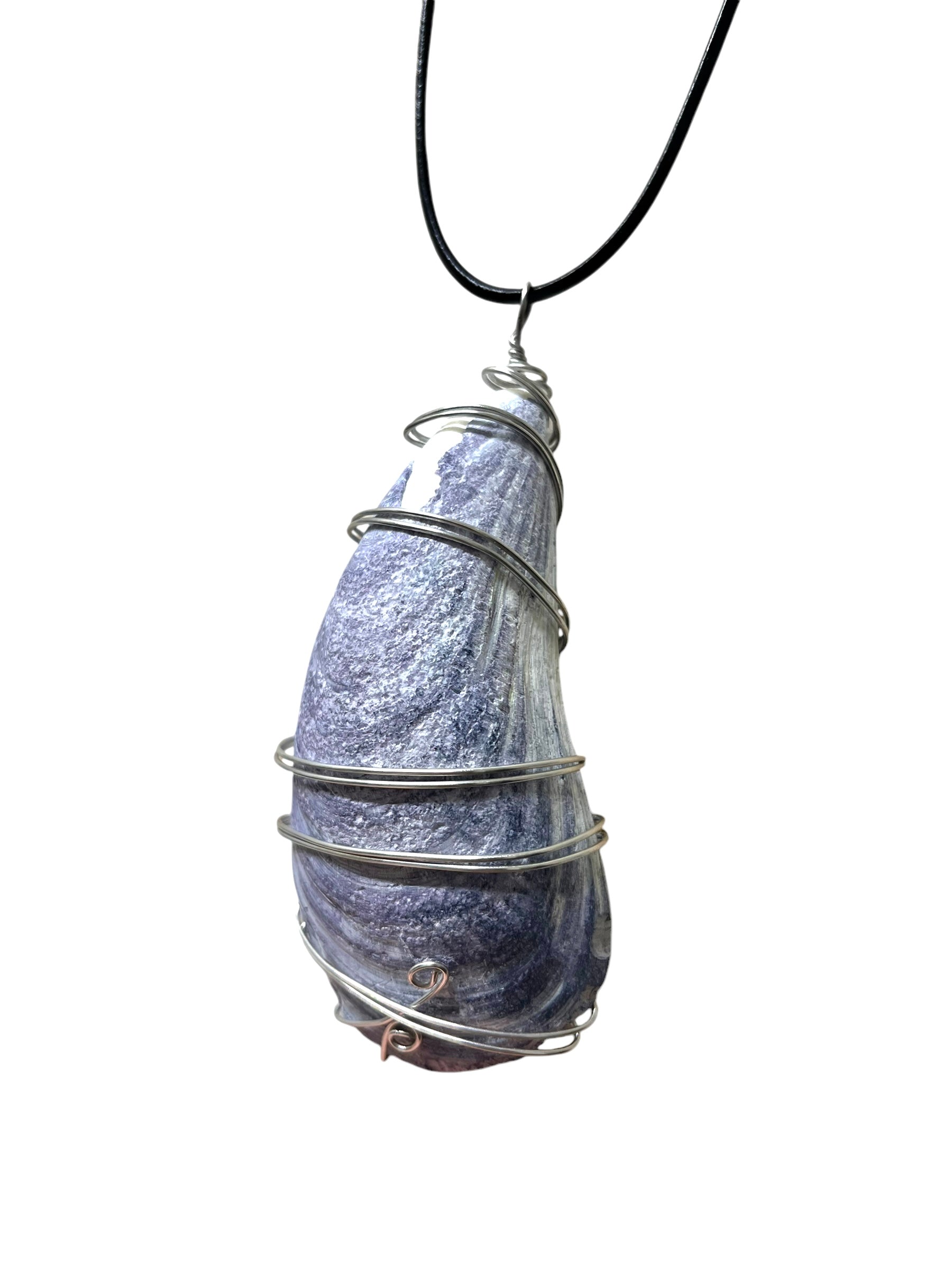 Large Newfoundland Shell Necklace - Silver