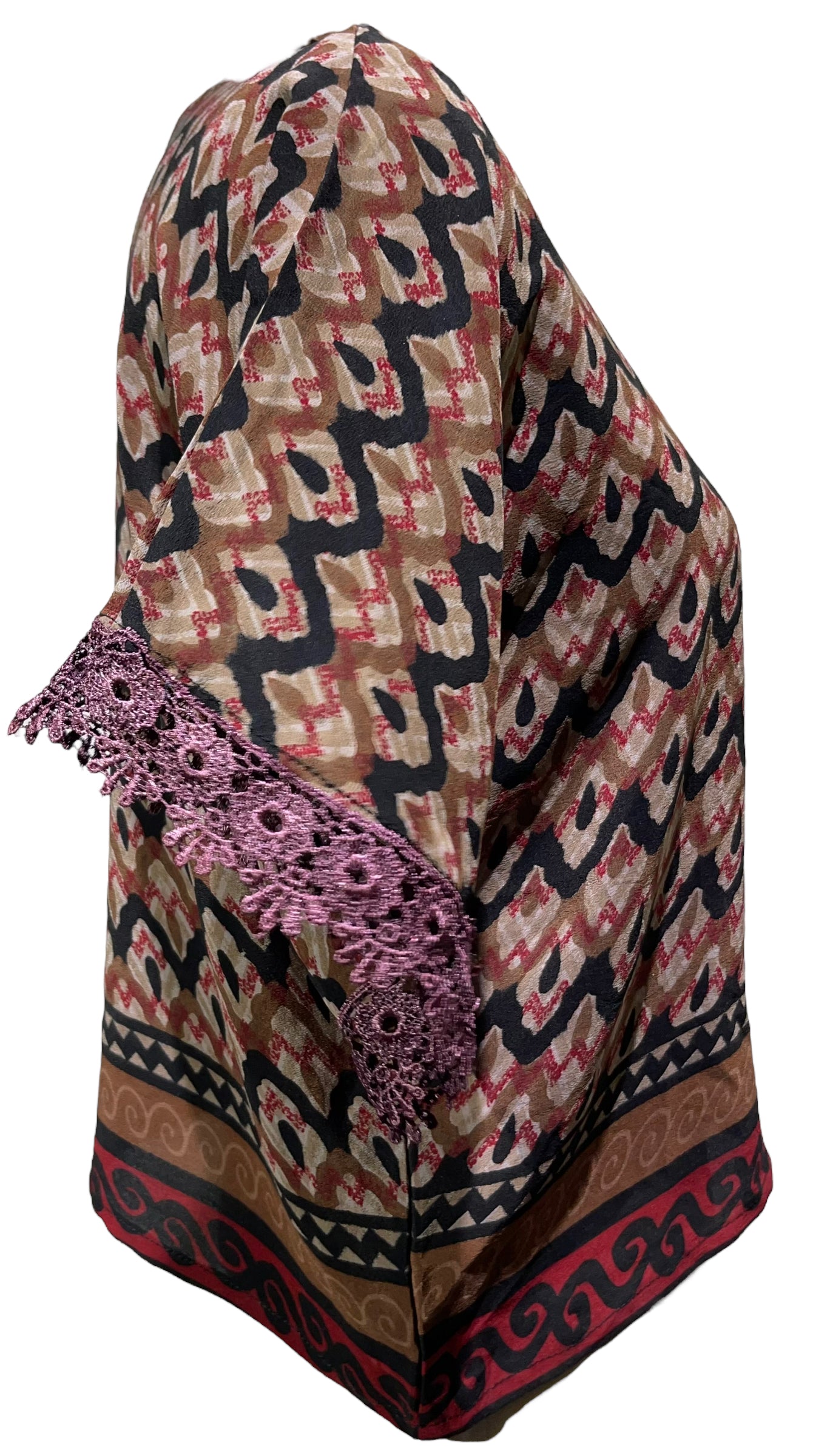 FINAL SALE PRC3728 Avatar Pure Silk Boxy Top