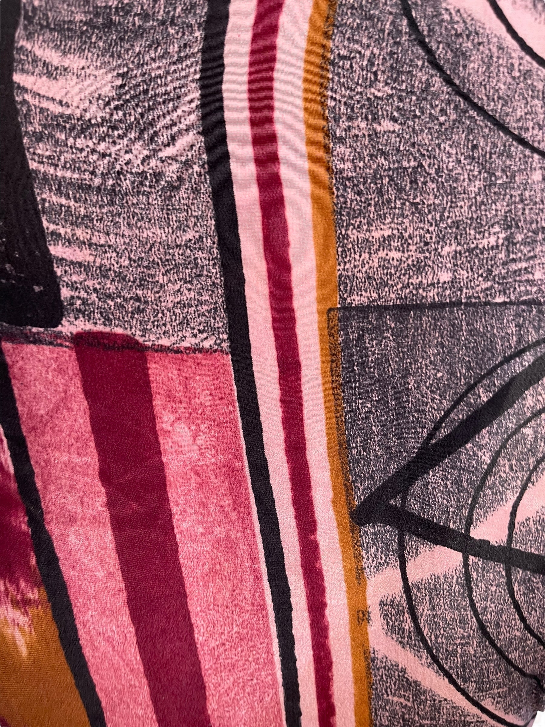 PRC6763 Wabi Sabi Pure Silk Maxi Kaftan