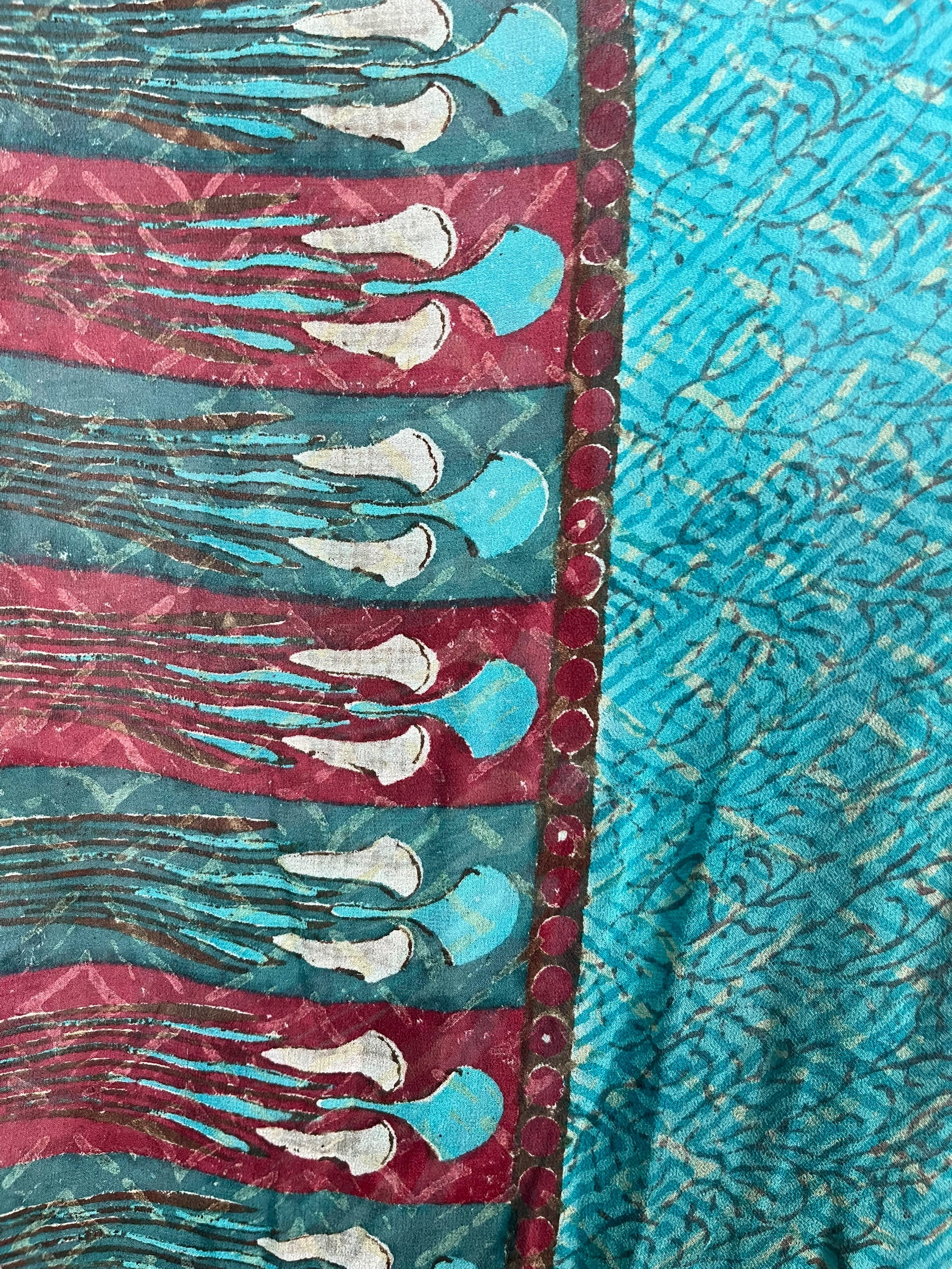 PRG6378 Sheer Avatar Pure Silk Maxi Kaftan