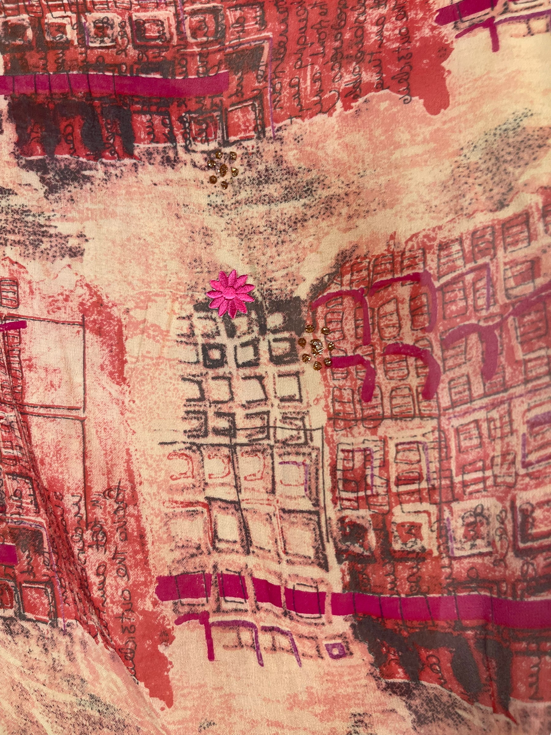 PRG6354 Sheer Avatar Pure Silk Maxi Kaftan