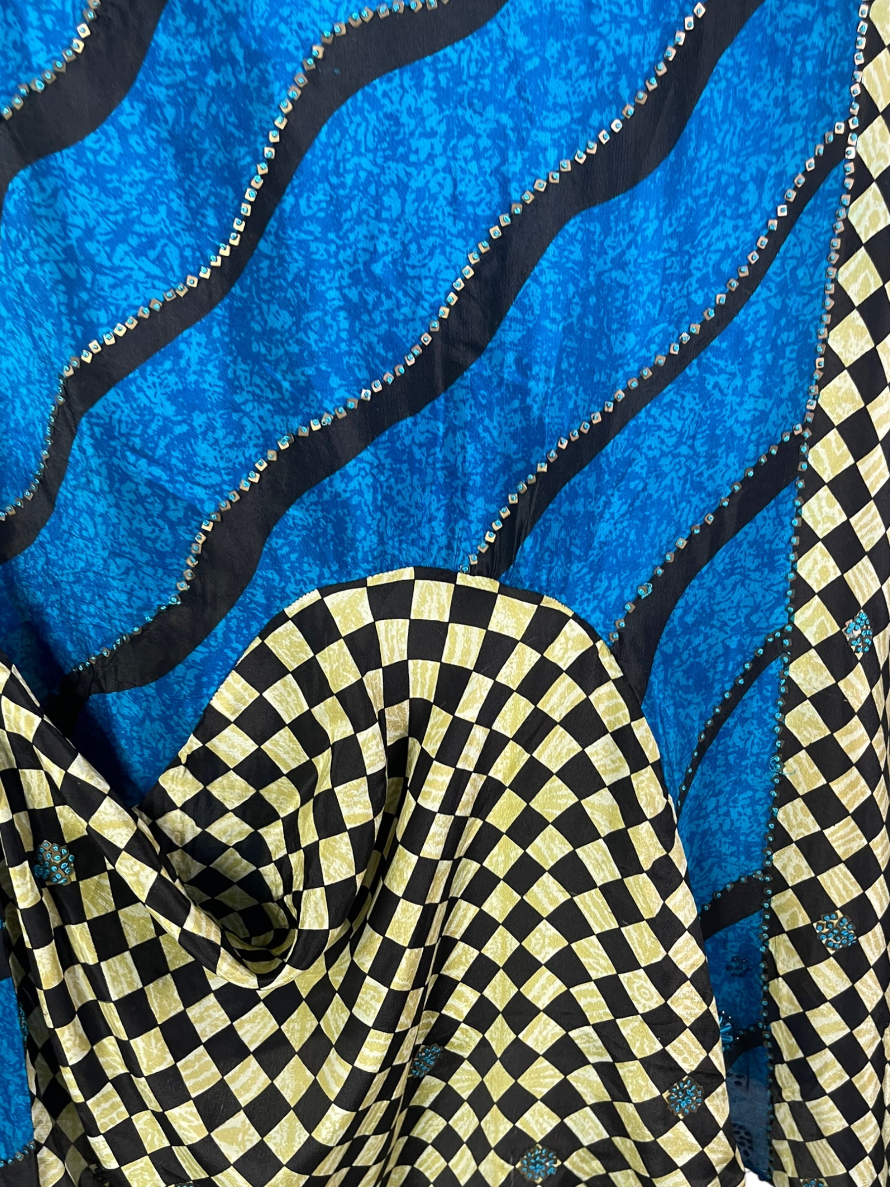 PRC6528 Wabi Sabi Pure Silk Self Pocket Tunic Dress