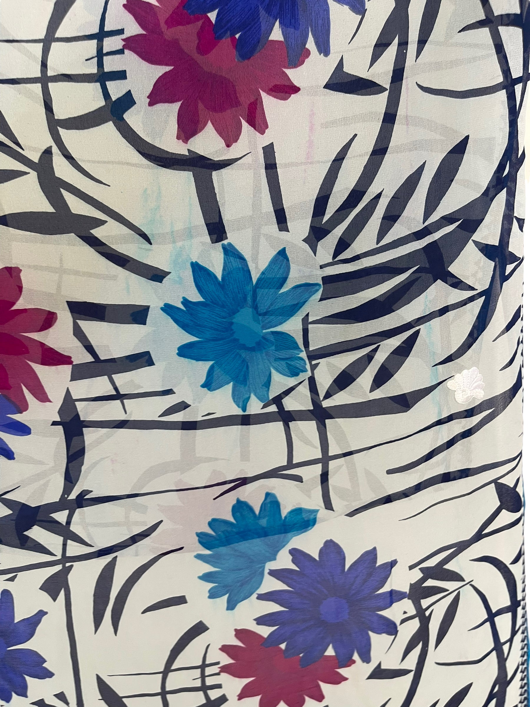 PRG6448 Sheer Wabi Sabi Pure Silk Hi Lo Top