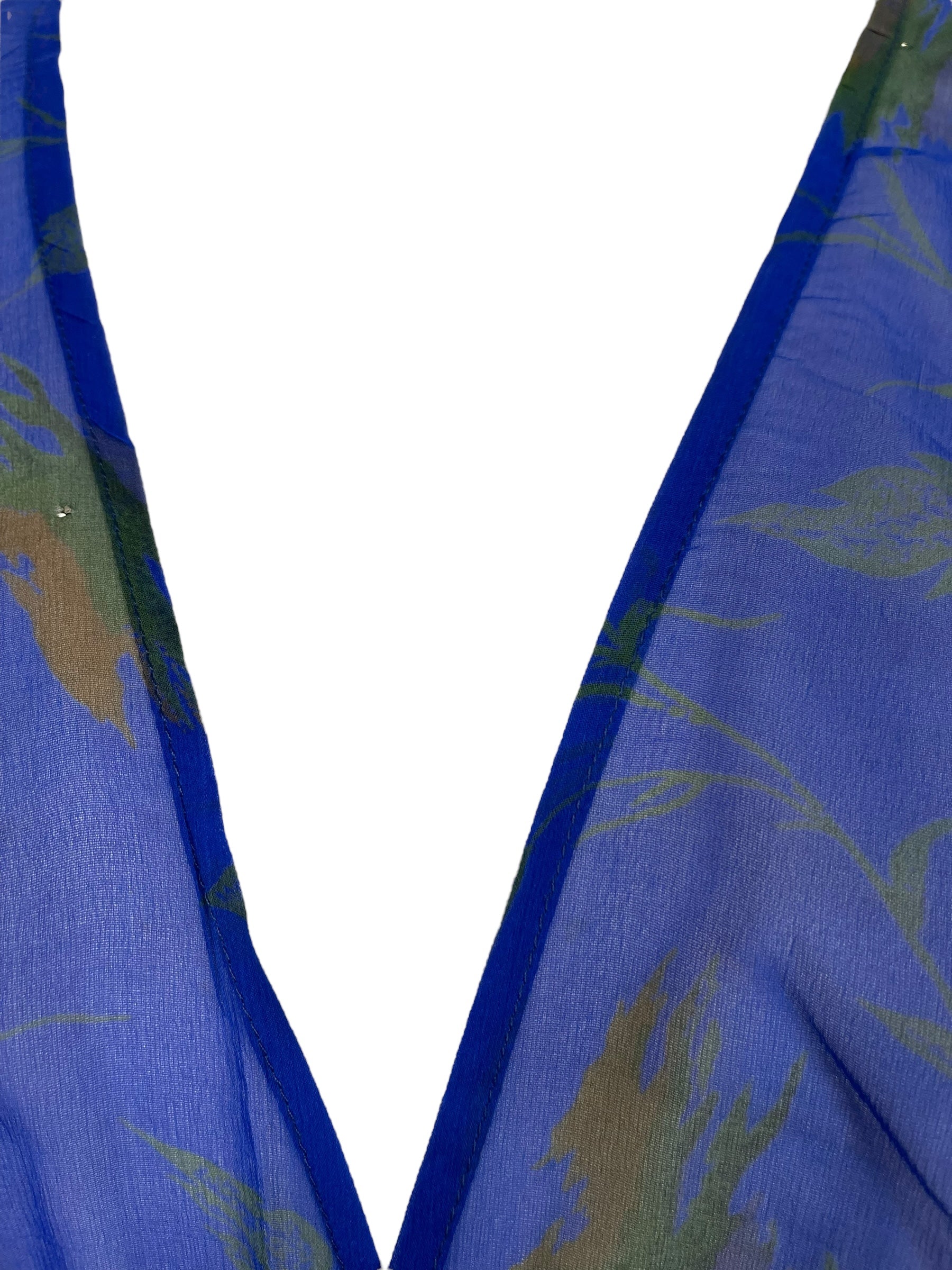 PCH6901 Very Sheer Avatar Pure Silk Kimono-Sleeved Jacket with Belt