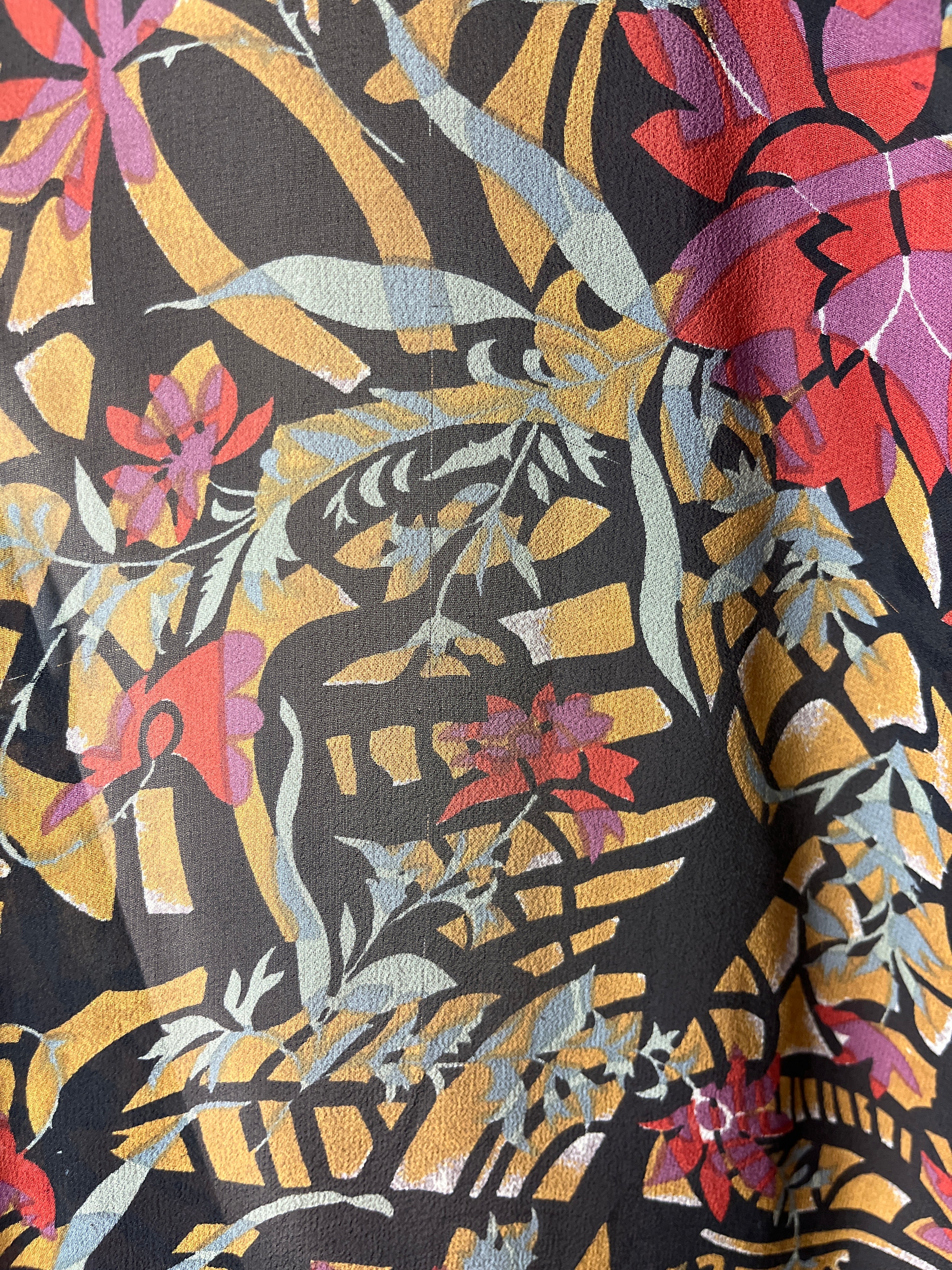 PRG7084 Sheer Wabi Sabi Pure Silk Waterfall Top