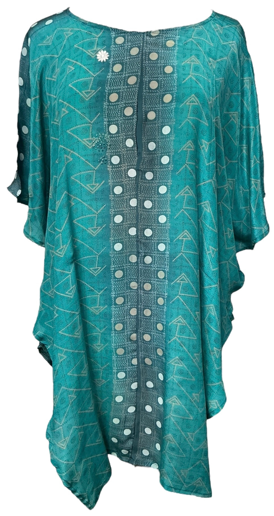 LADY LUCK PRC6978 Avatar Pure Silk Waterfall Top