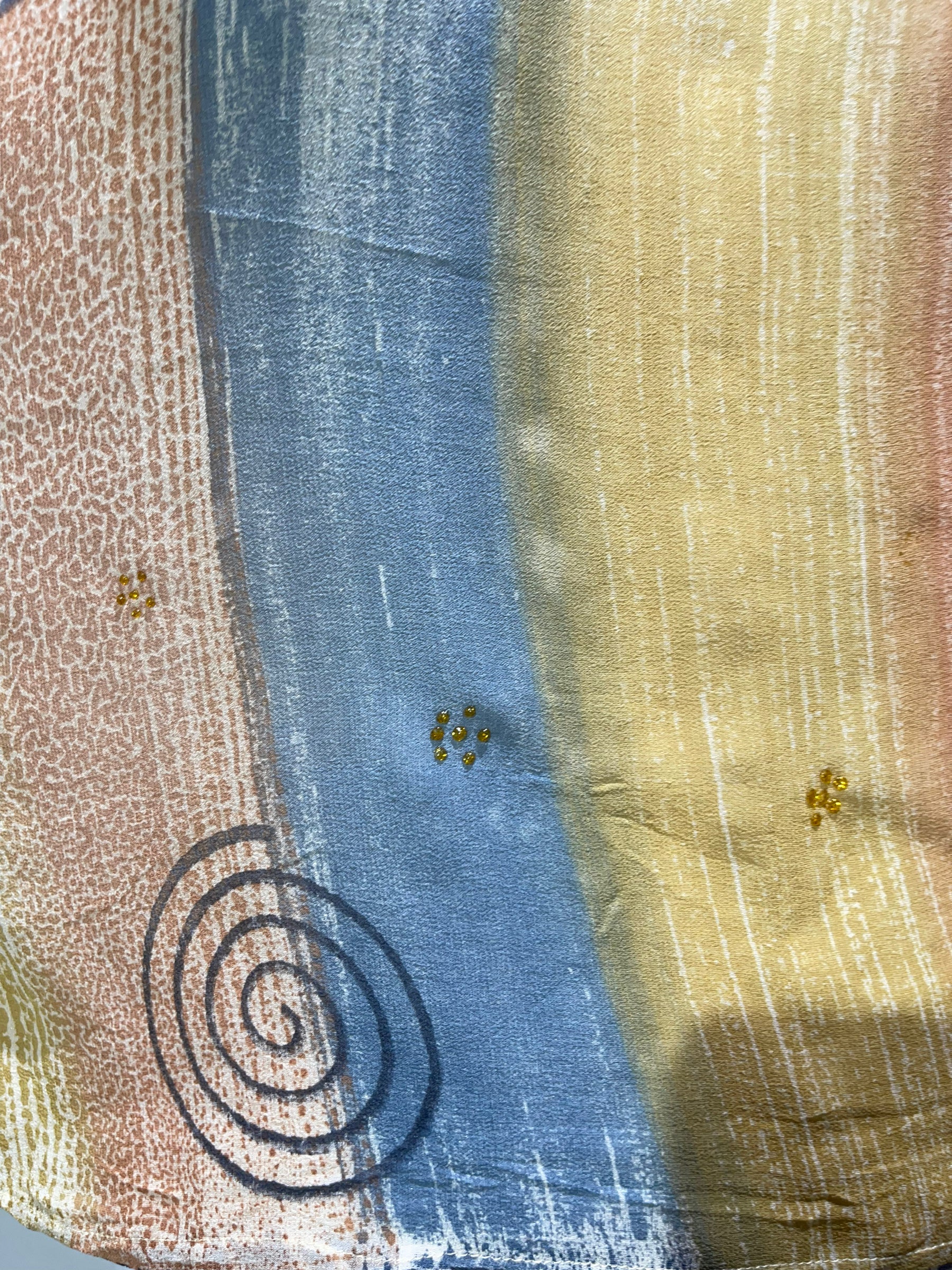 FINAL SALE PRG4201 Sheer Avatar Pure Silk Boxy Top