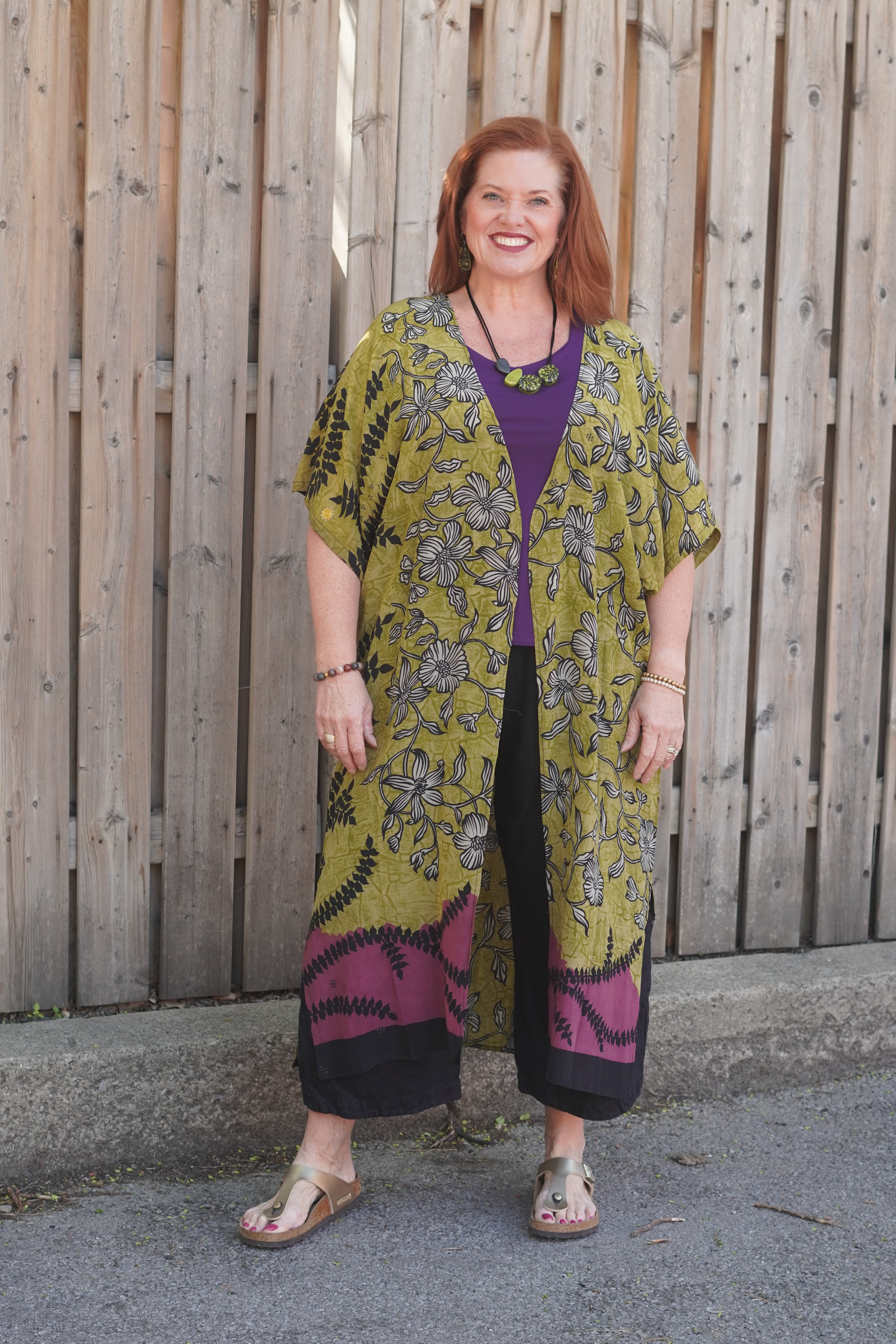 Releases Sunday at 8pm EST PREVIEW PRC8663 Avatar Long Pure Silk Kimono Sleeved Duster with Belt