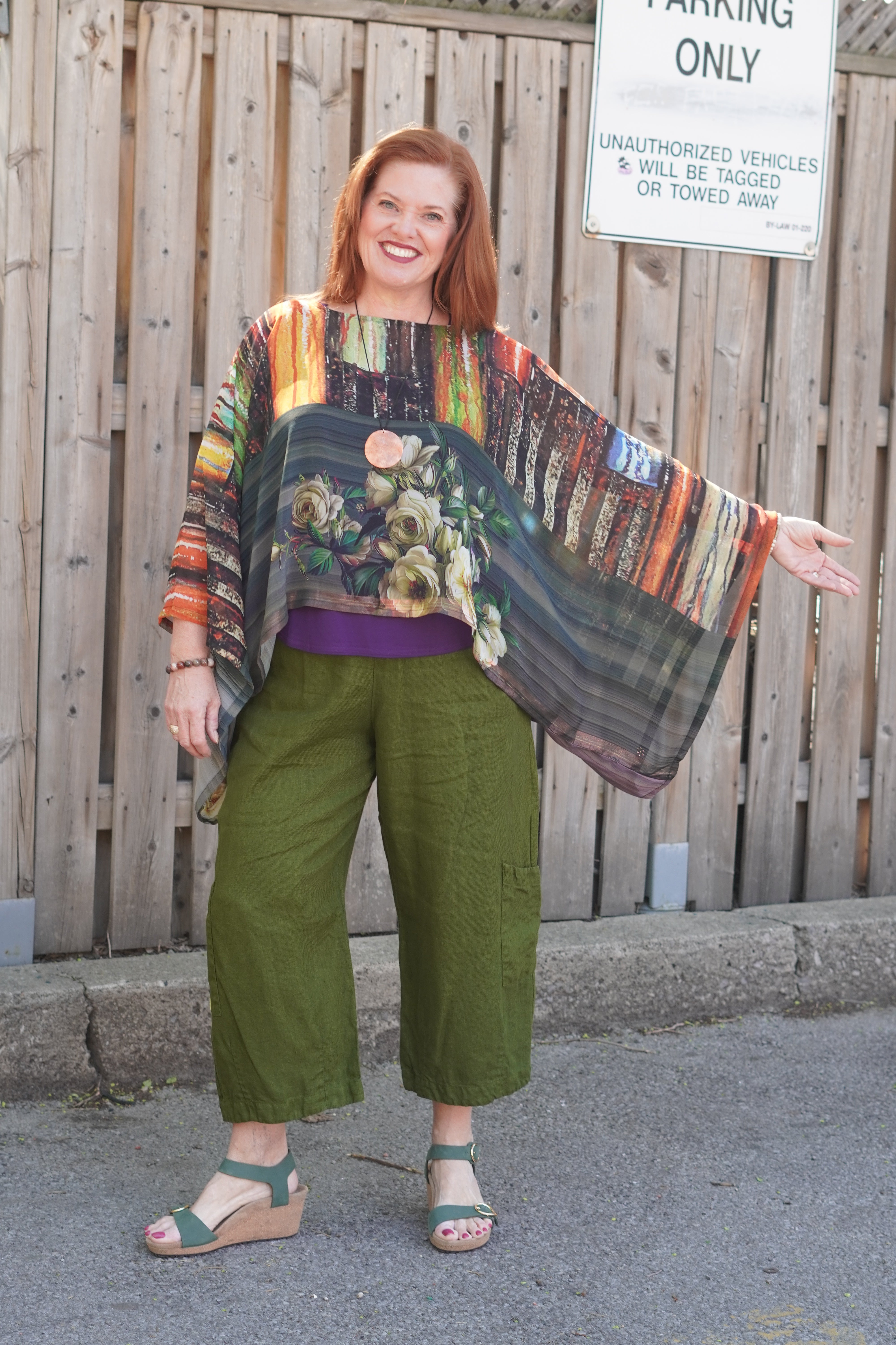 Releases Sunday at 8pm EST PRG9019 Sheer Avatar Pure Silk Kimono-Sleeved Top
