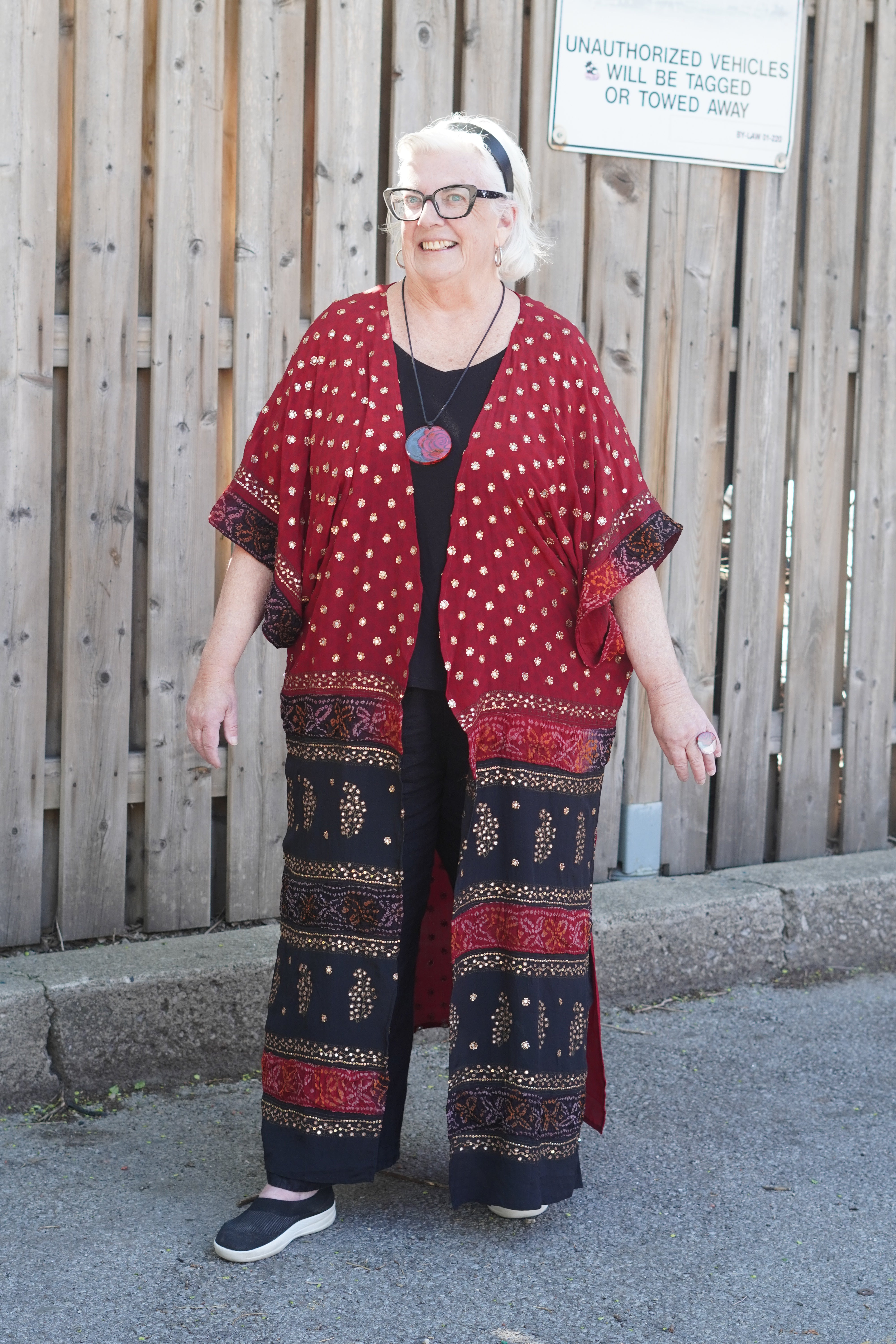 PRC9055 Wabi Sabi Pure Silk Kimono Sleeved Duster with Belt