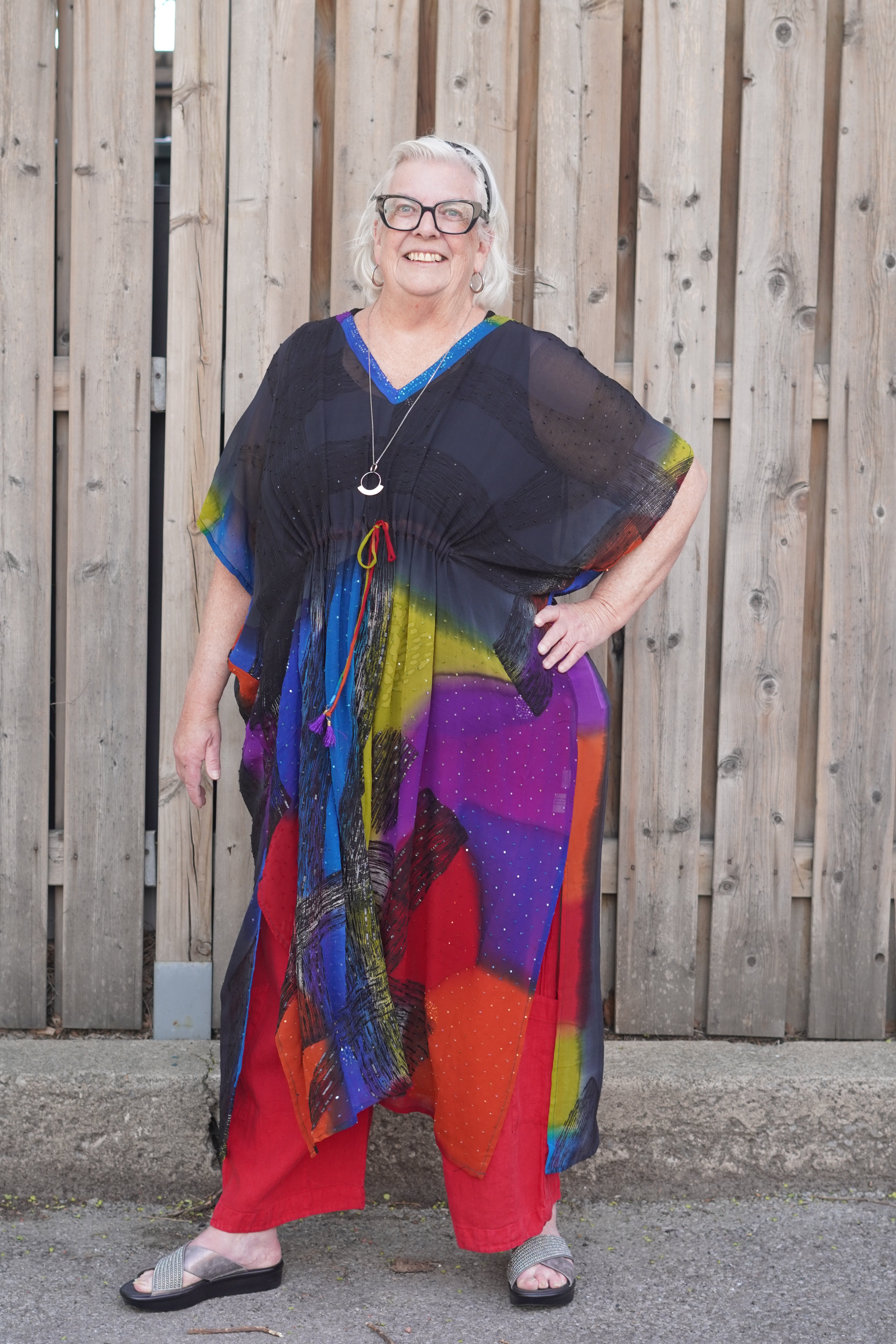Releases Sunday at 8pm EST PRG8861 Sheer Avatar Pure Silk Maxi Kaftan