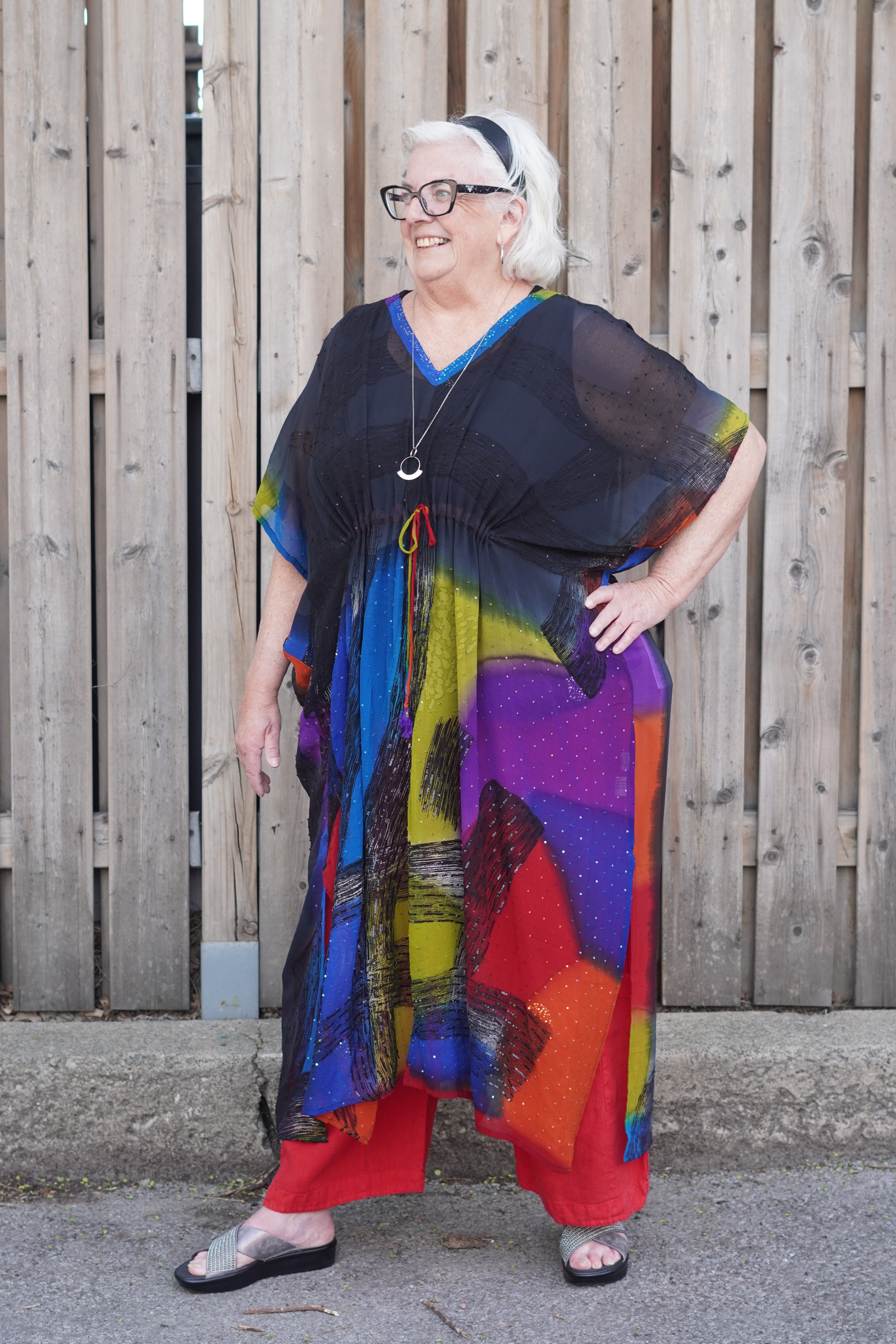 Releases Sunday at 8pm EST PRG8861 Sheer Avatar Pure Silk Maxi Kaftan