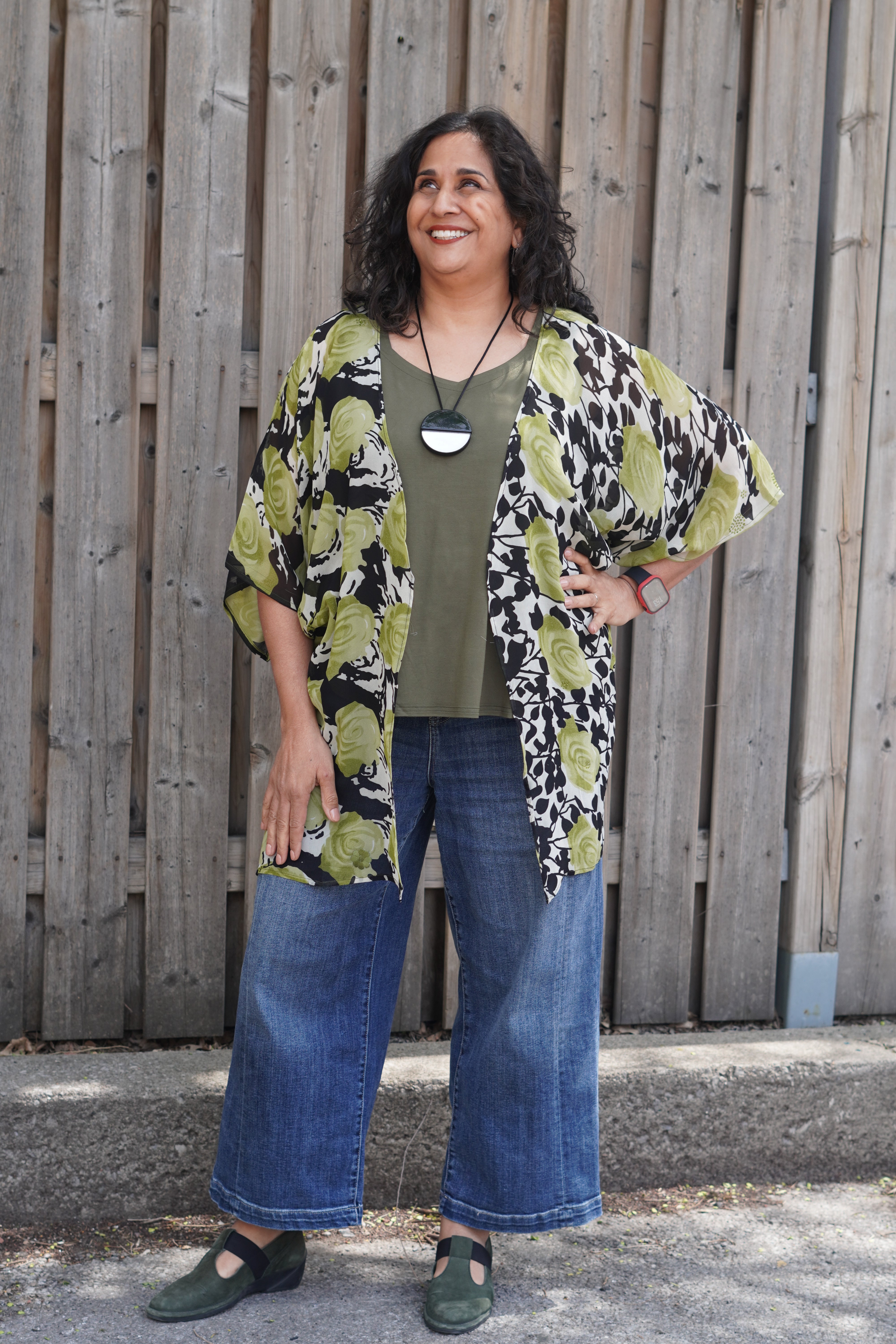 Releases Sunday at 8pm EST PRG9030 Avatar Pure Silk Kimono-Sleeved Jacket with Belt