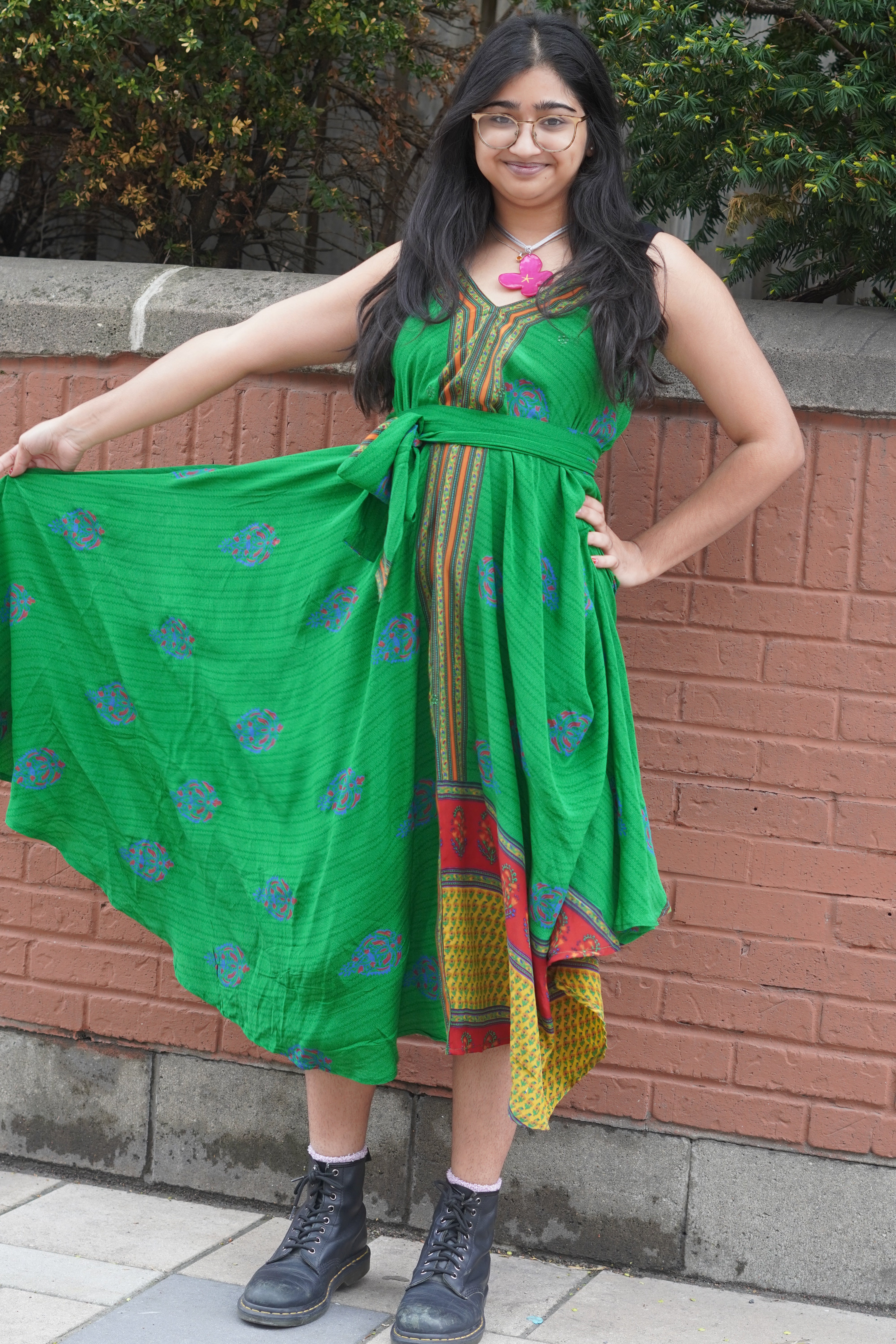Releases Sunday at 8pm EST PRC8989 Avatar Pure Silk Maxi Dress with Belt