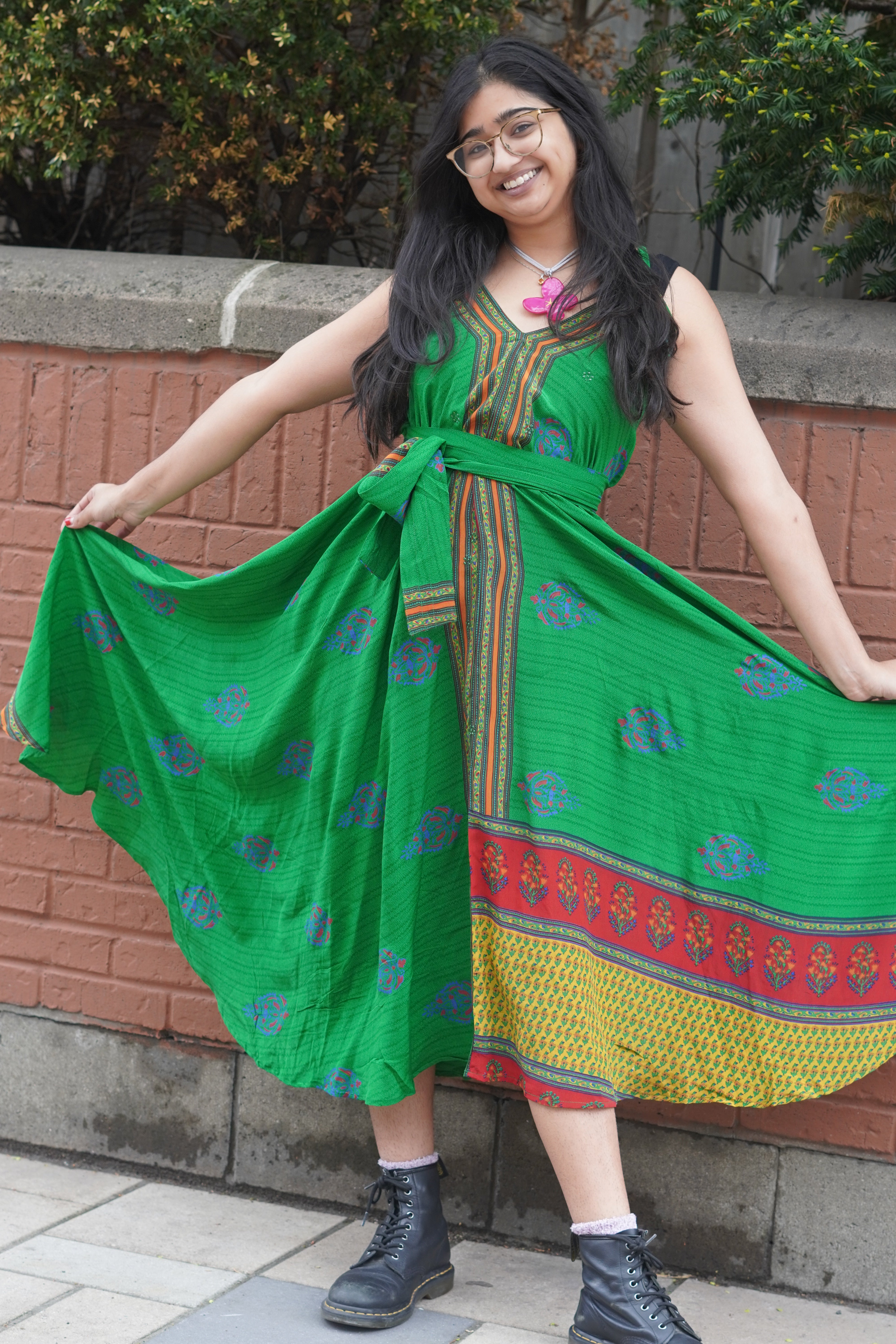 Releases Sunday at 8pm EST PRC8989 Avatar Pure Silk Maxi Dress with Belt