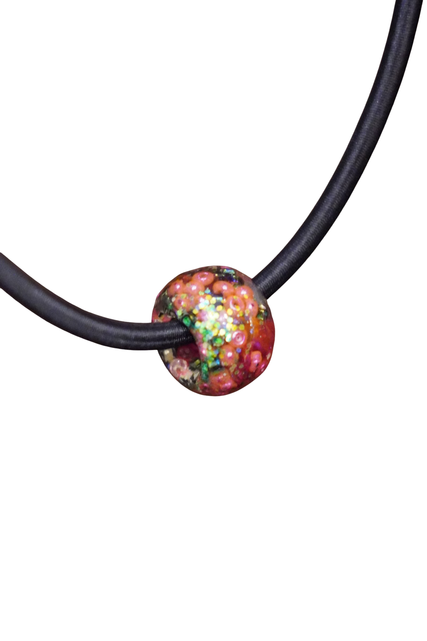 Green and Pink Multi Shimmer Bead