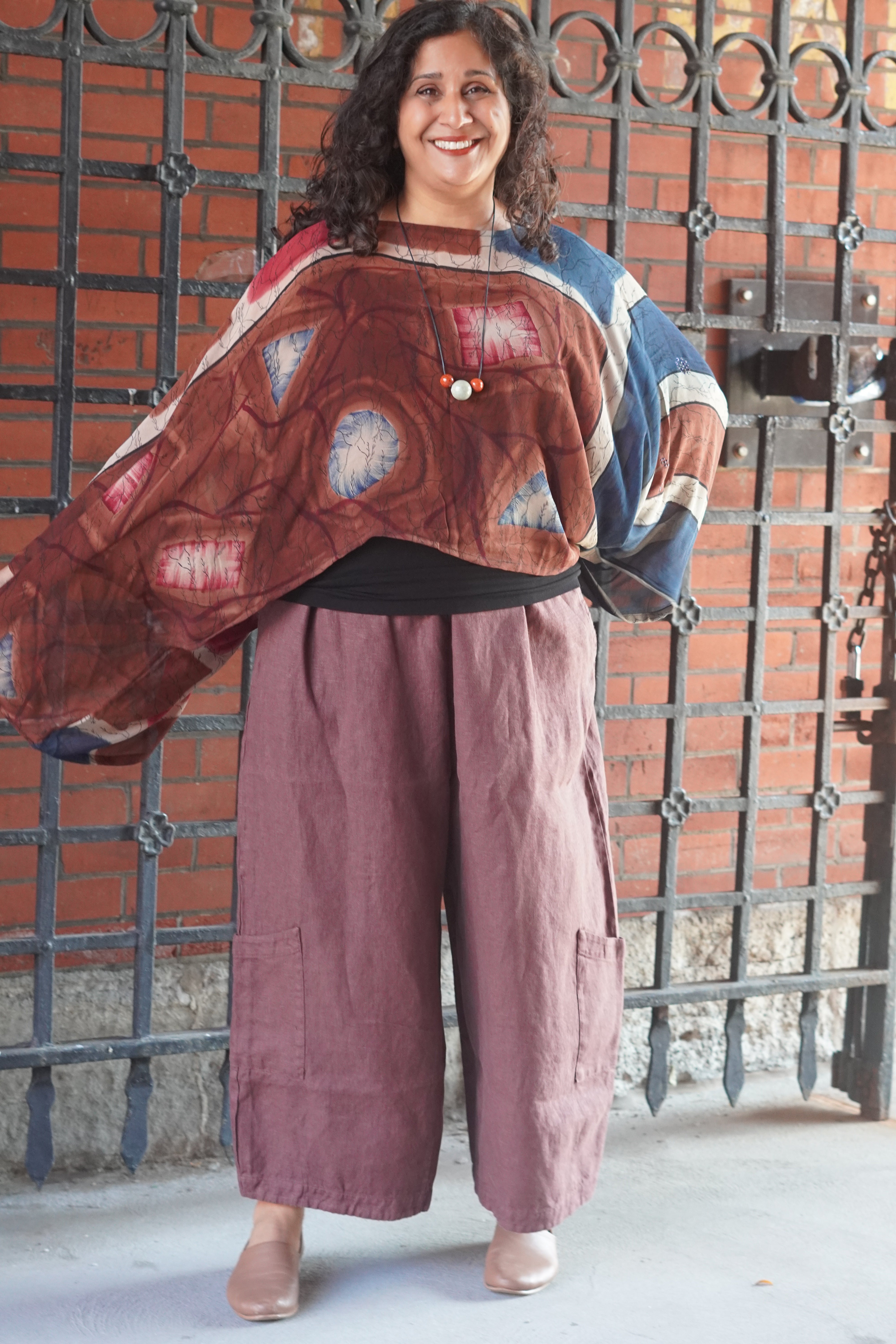 Vinaigrette Fall 2025 Bryn Walker Heavy Linen Casbah Pants