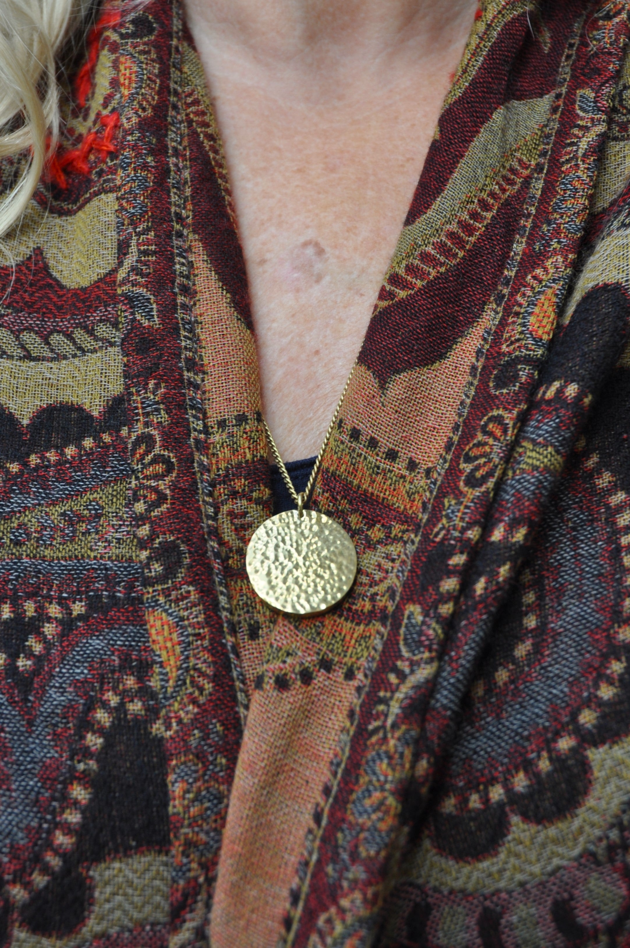 Together We Can Donation Necklace by Donation – Handmade ethical Necklace from sariKNOTsari using upcycled silk. Designed in Canada for travel and slow fashion, loved from Toronto to LA to Sydney.