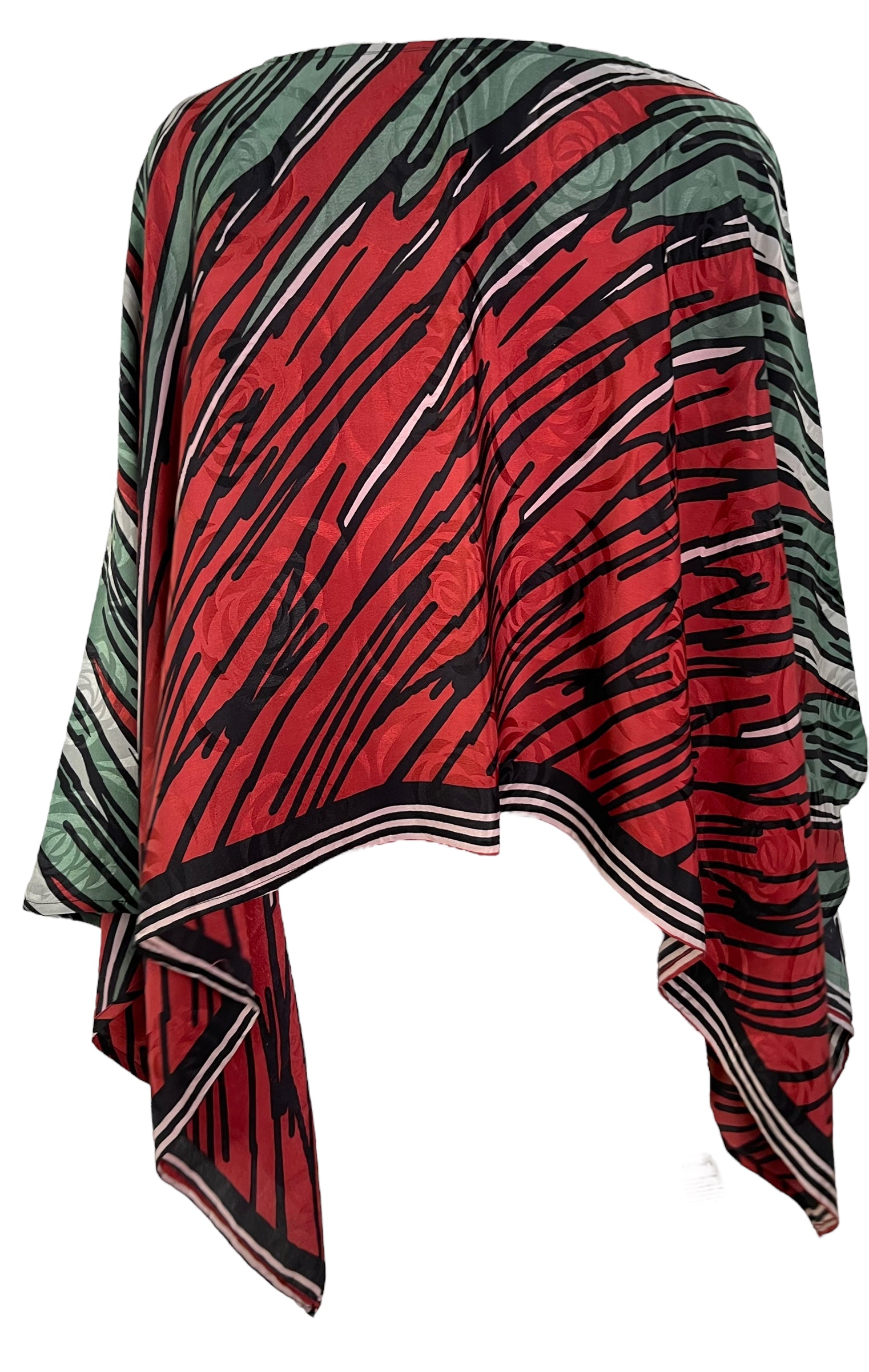 PRC6298 Avatar Pure Silk Capelet Poncho