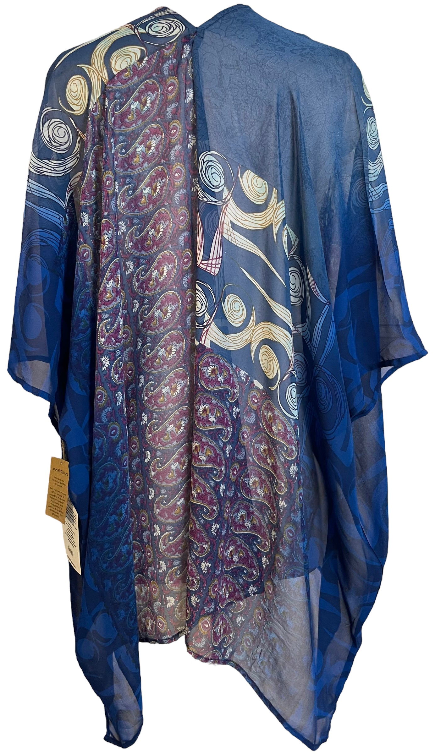 STAFF HOLDS PRG6282 Sheer Wabi Sabi Pure Silk Cardigan