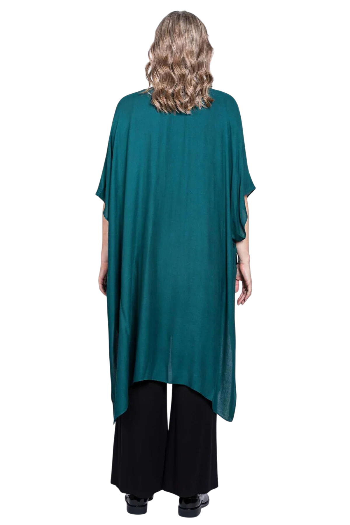 Teal Lightweight Open Darcy Cardigan