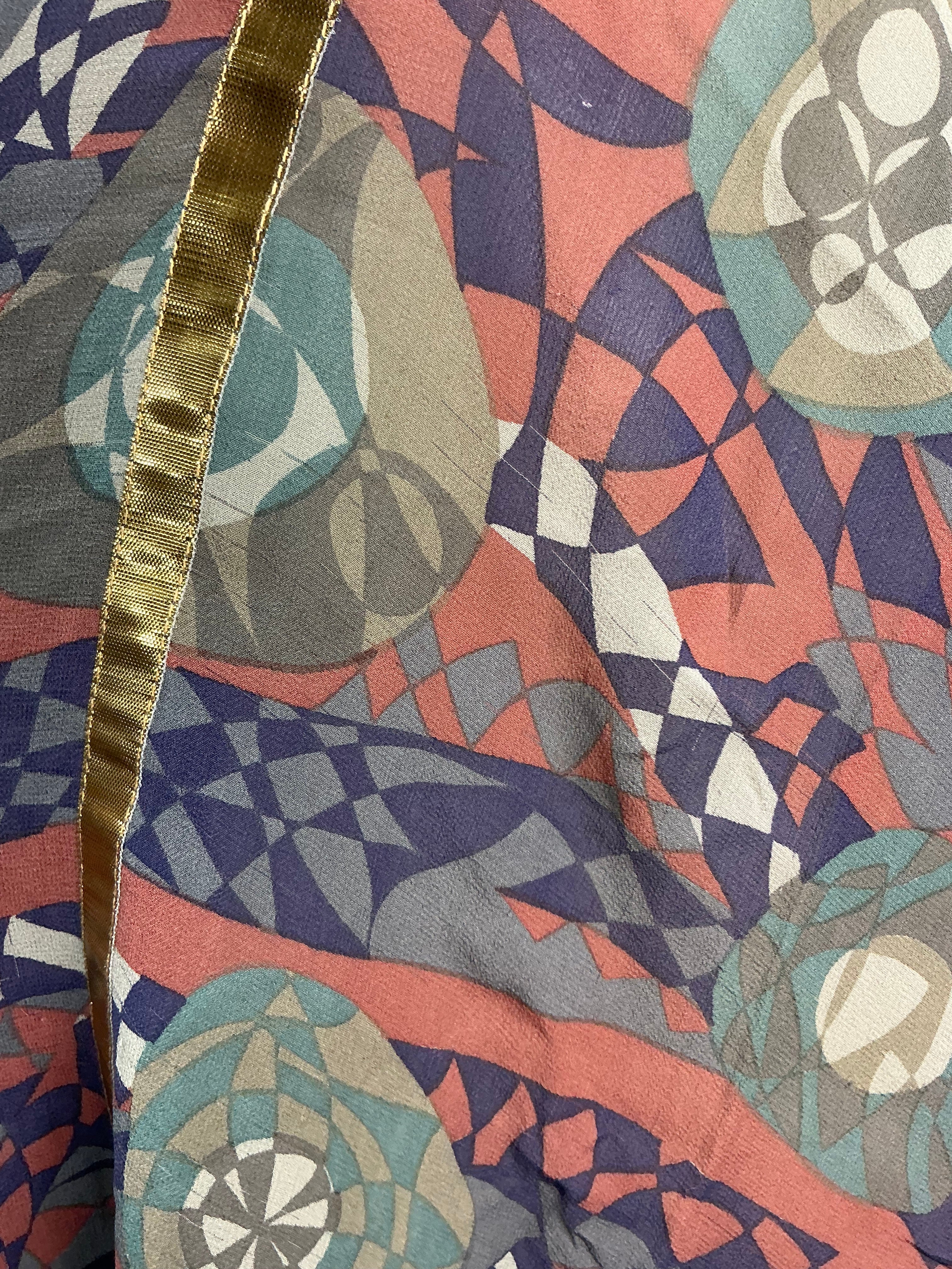 PRG7269 Sheer Wabi Sabi Pure Silk Waterfall Top