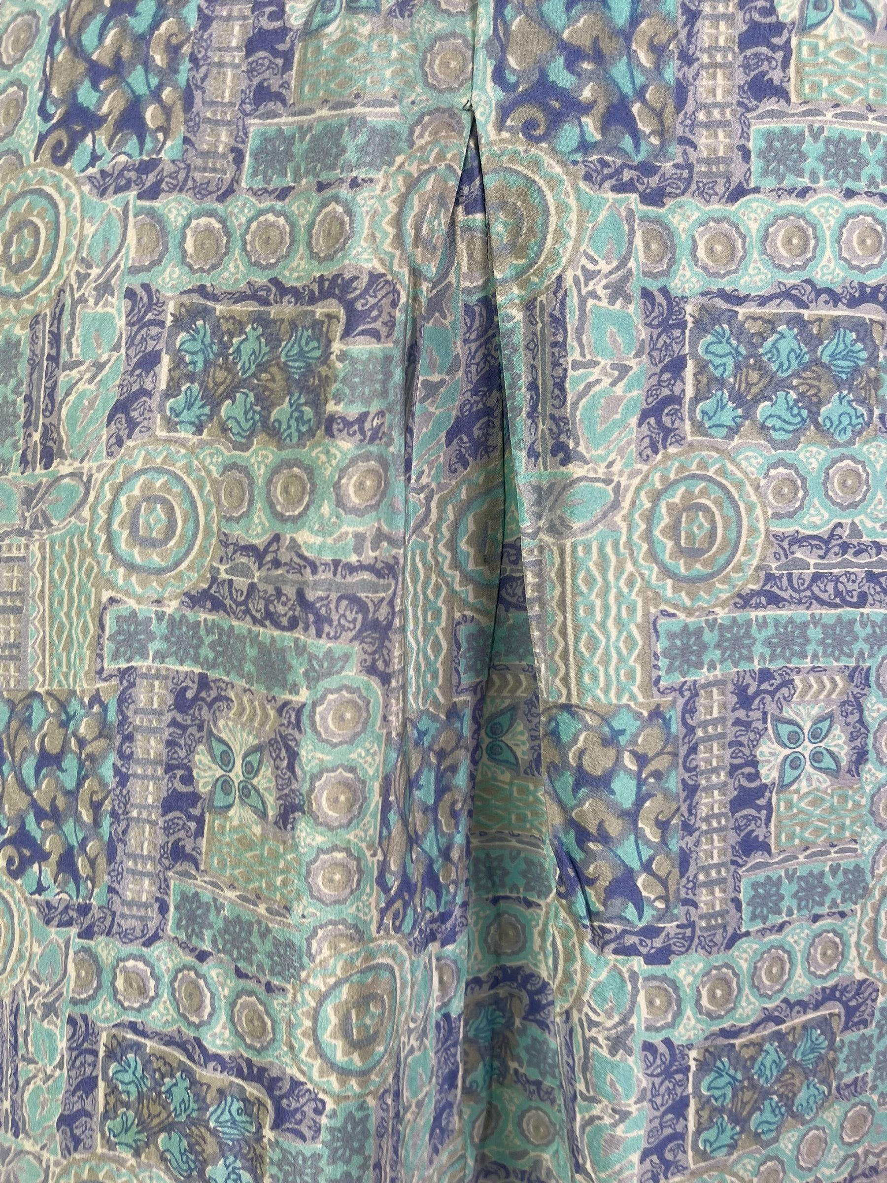 LADY LUCK PRC6553 Avatar Pure Silk Self Pocket Tunic Dress