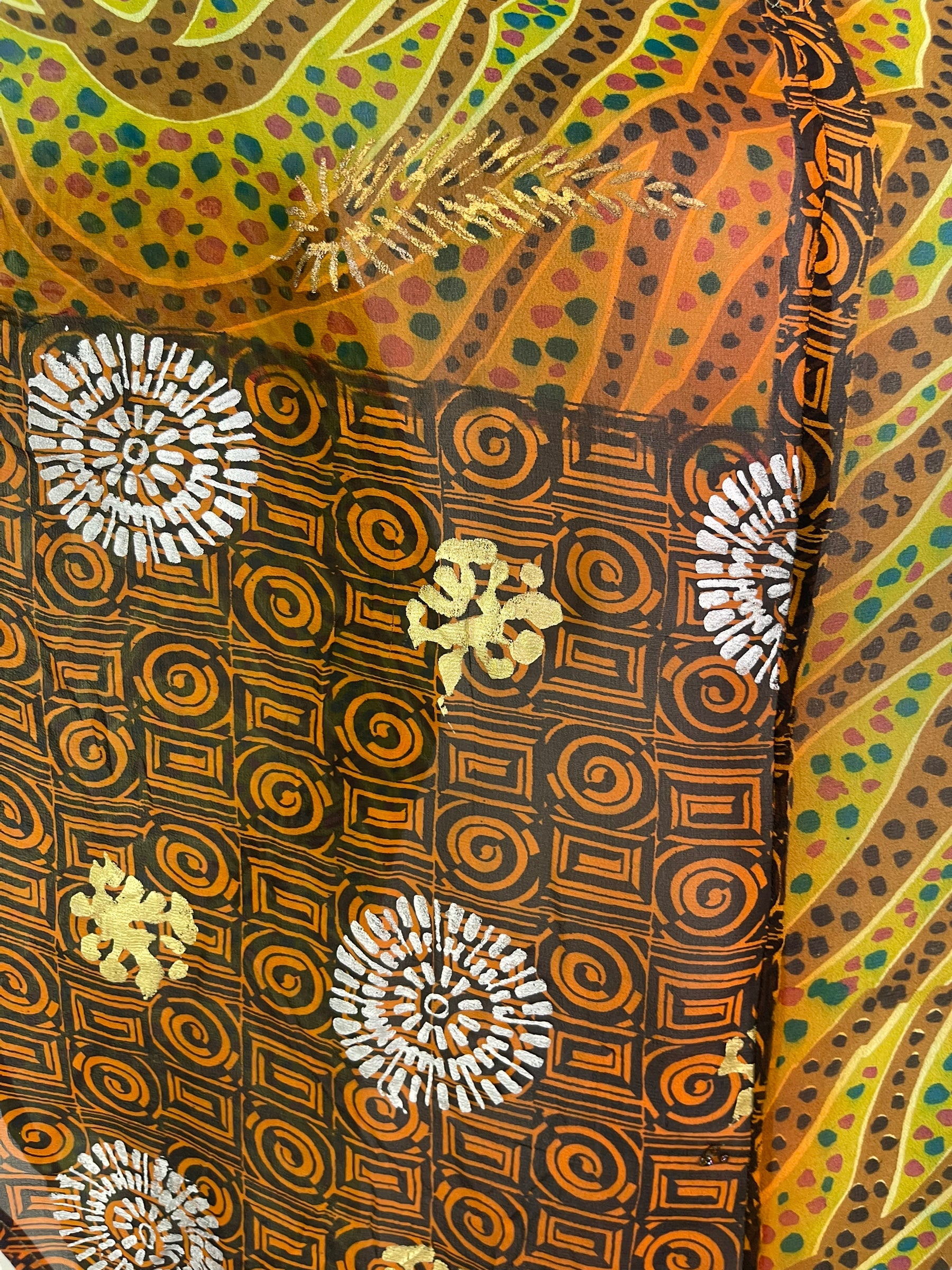 PRG6309 Sheer Avatar Pure Silk Waterfall Top