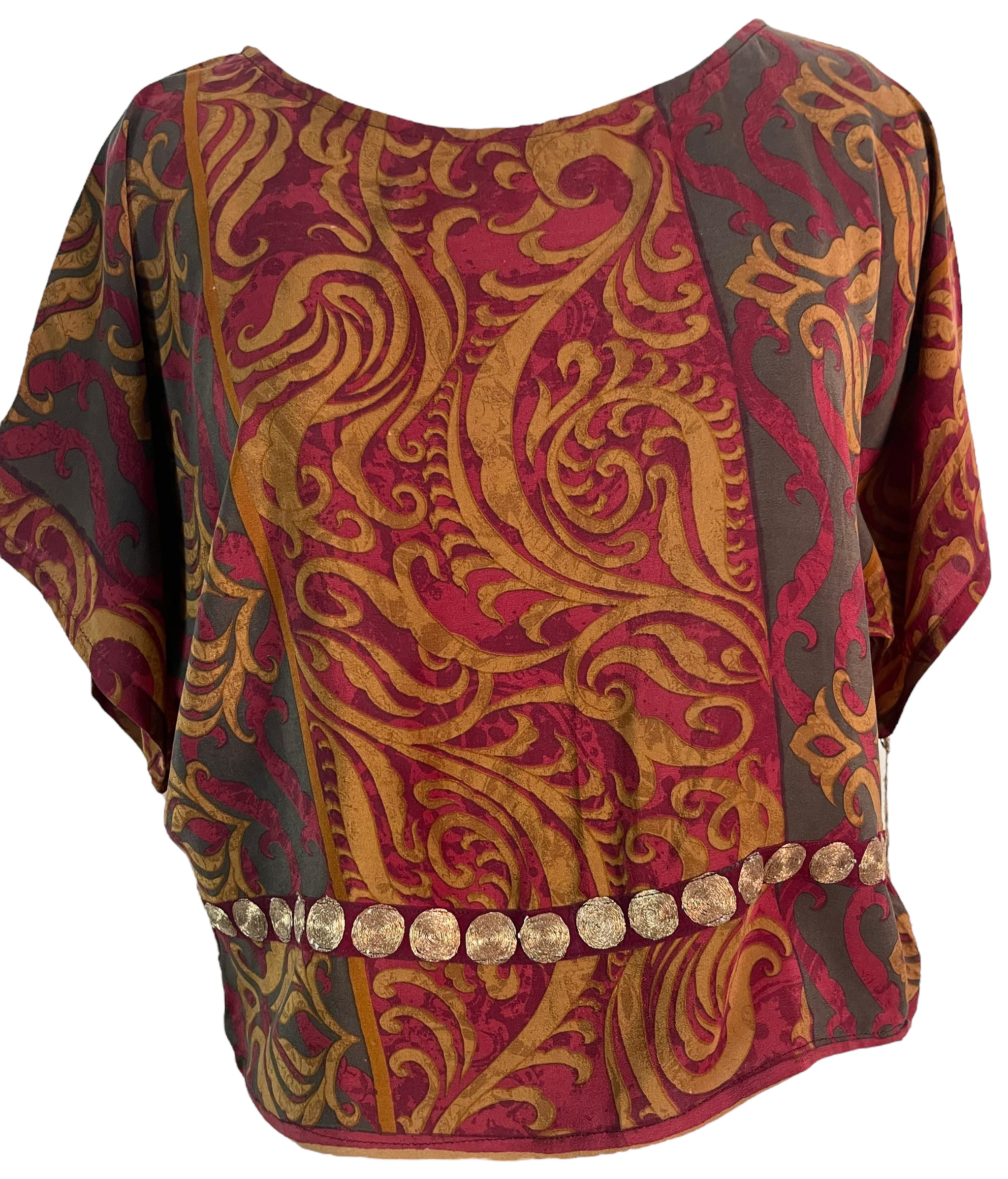 PRC3772 Avatar Pure Silk Boxy Babydoll Dress
