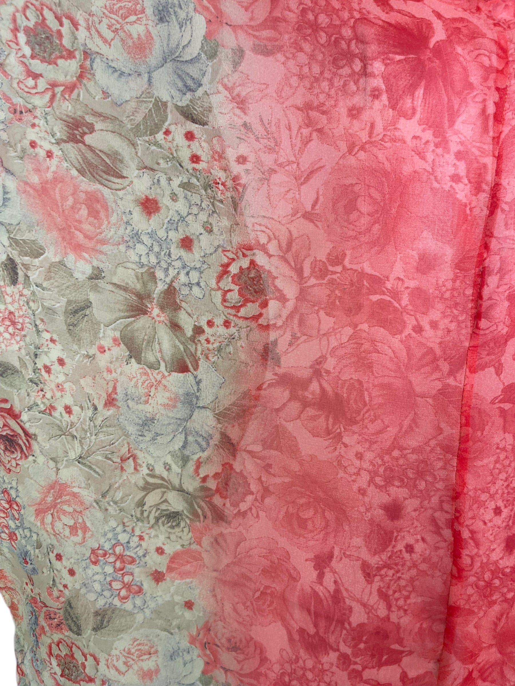 PRG6523 Sheer Avatar Pure Silk Waterfall Top