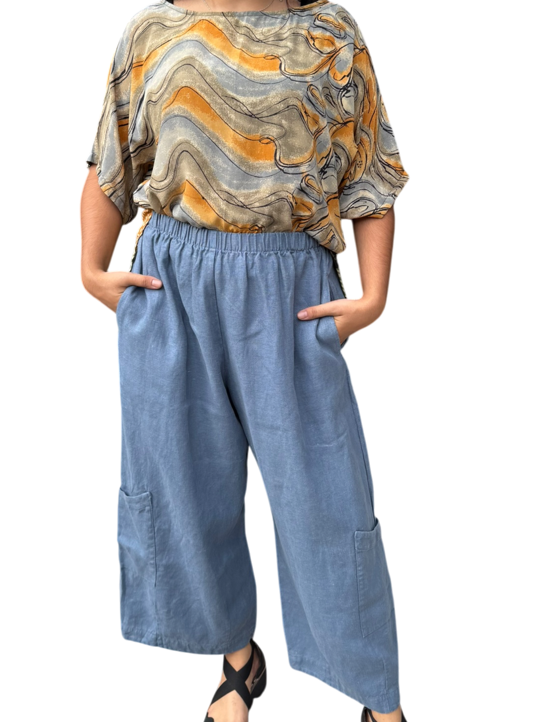 IN STOCK VITZNAU Fall 2026 Bryn Walker Heavy Linen Casbah Pant
