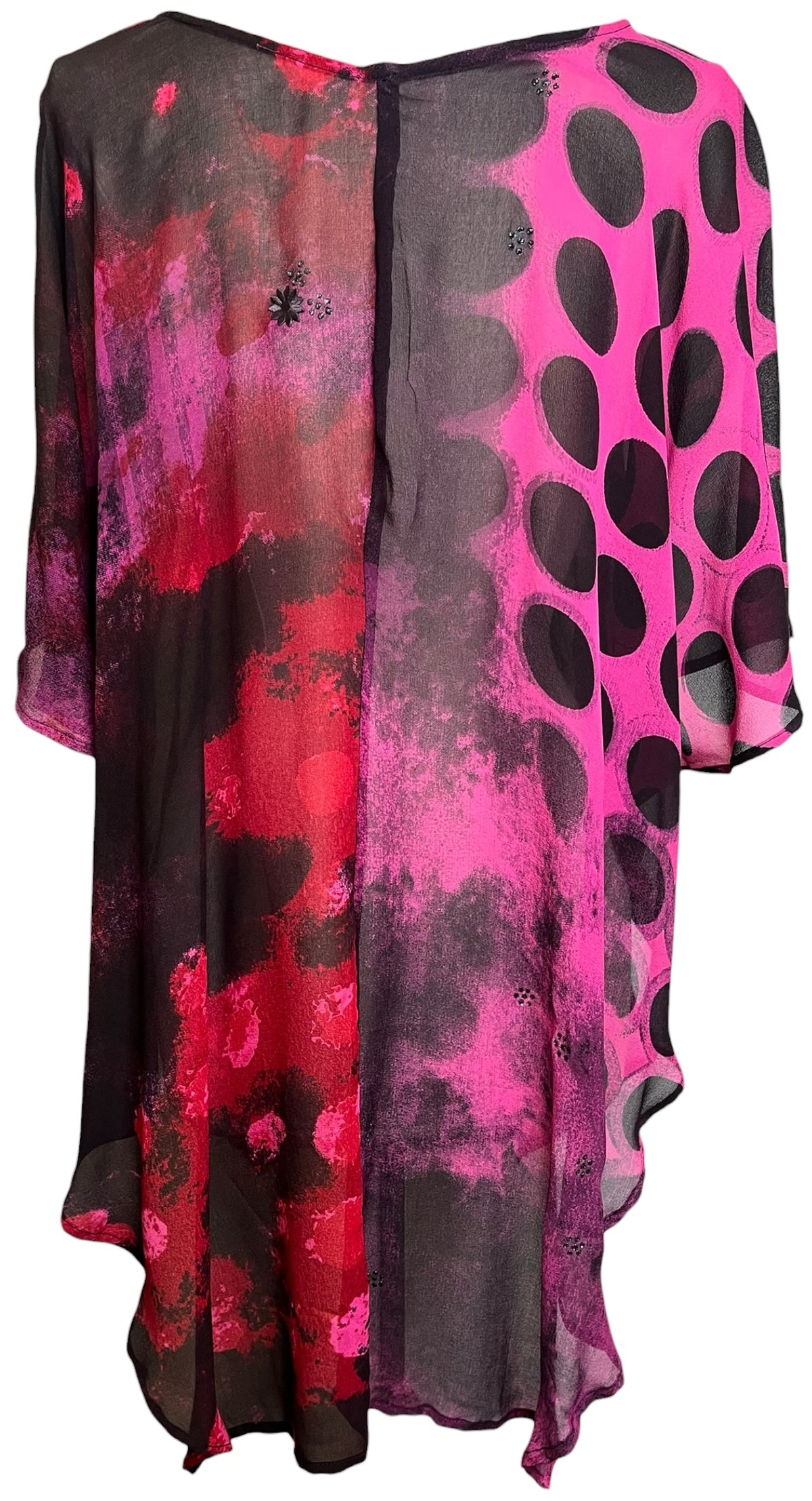 Releases Sunday at 8pm EST PRG9208 Sheer Avatar Pure Silk Waterfall Top