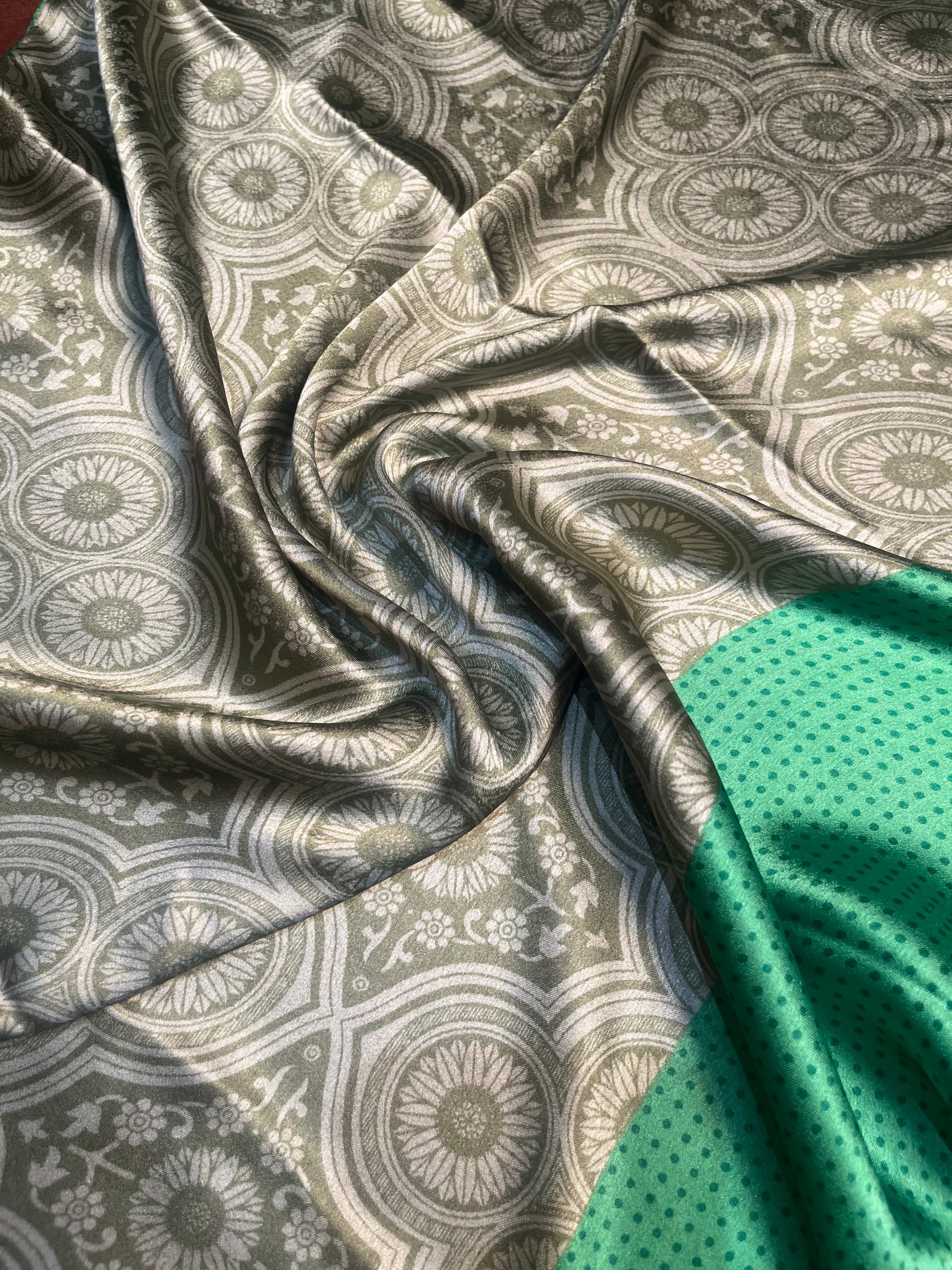 Foliage Upcycled Pure Silk Satin Pillowcase