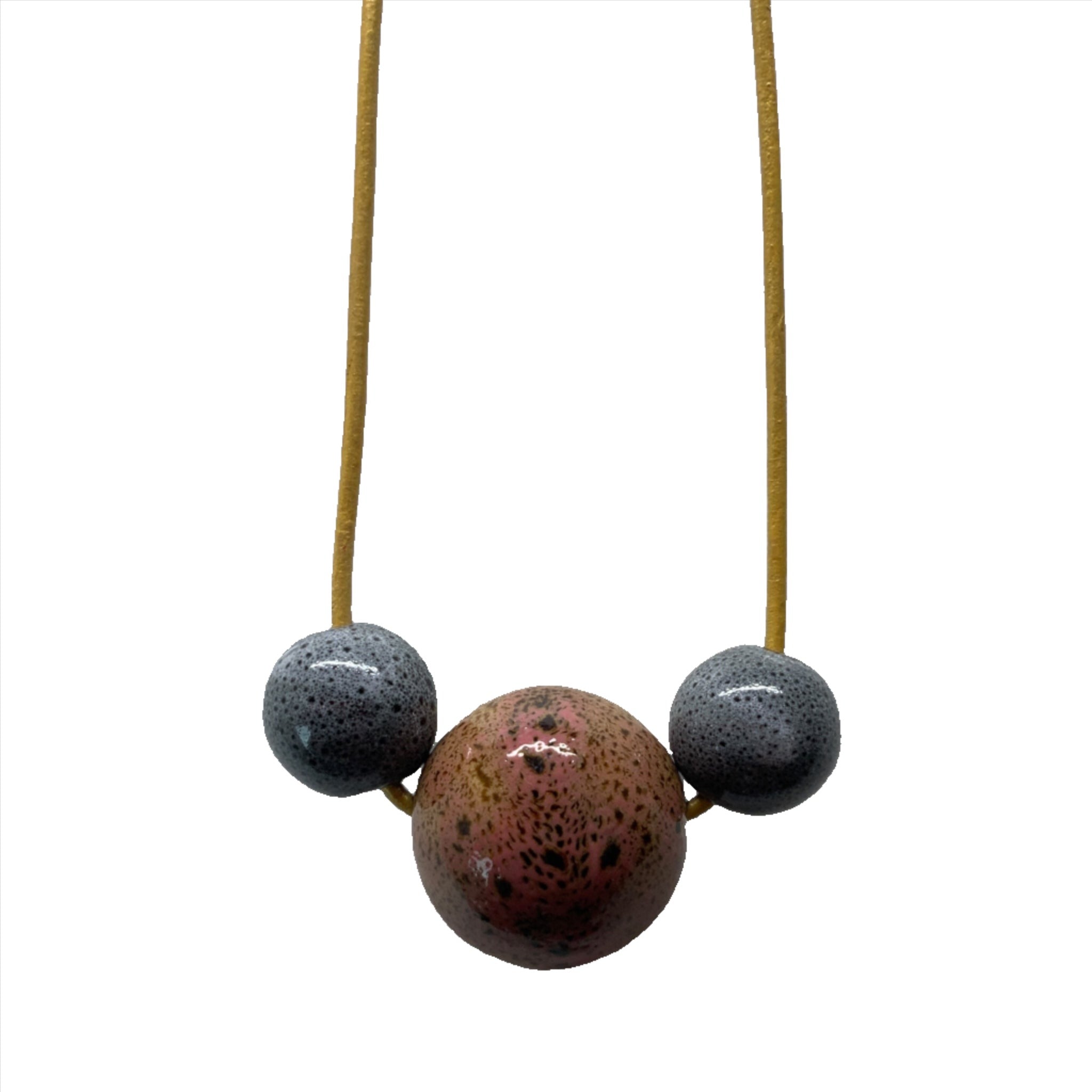 Artisan Made Long Beaded Necklace - sariKNOTsari ladies fashion bryn walker sorry not sorry linen Hamilton sustainable fashion Hamilton Fair trade Ethical Artisan made Zero waste Dresses Slow Fashion Handmade GTA Toronto Copper Pure Vacation Holiday silk handmade pure silk travel clothing hamilton vacation cruise resort bathing suit bathingsuit vacation etsy silk clothing gifts gift dress top pants linen bryn walker