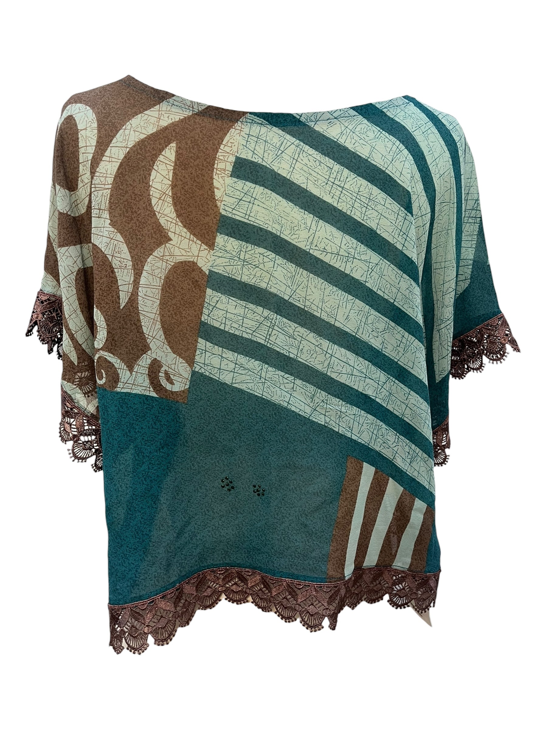 PRG6147 Avatar Pure Silk Boxy Top