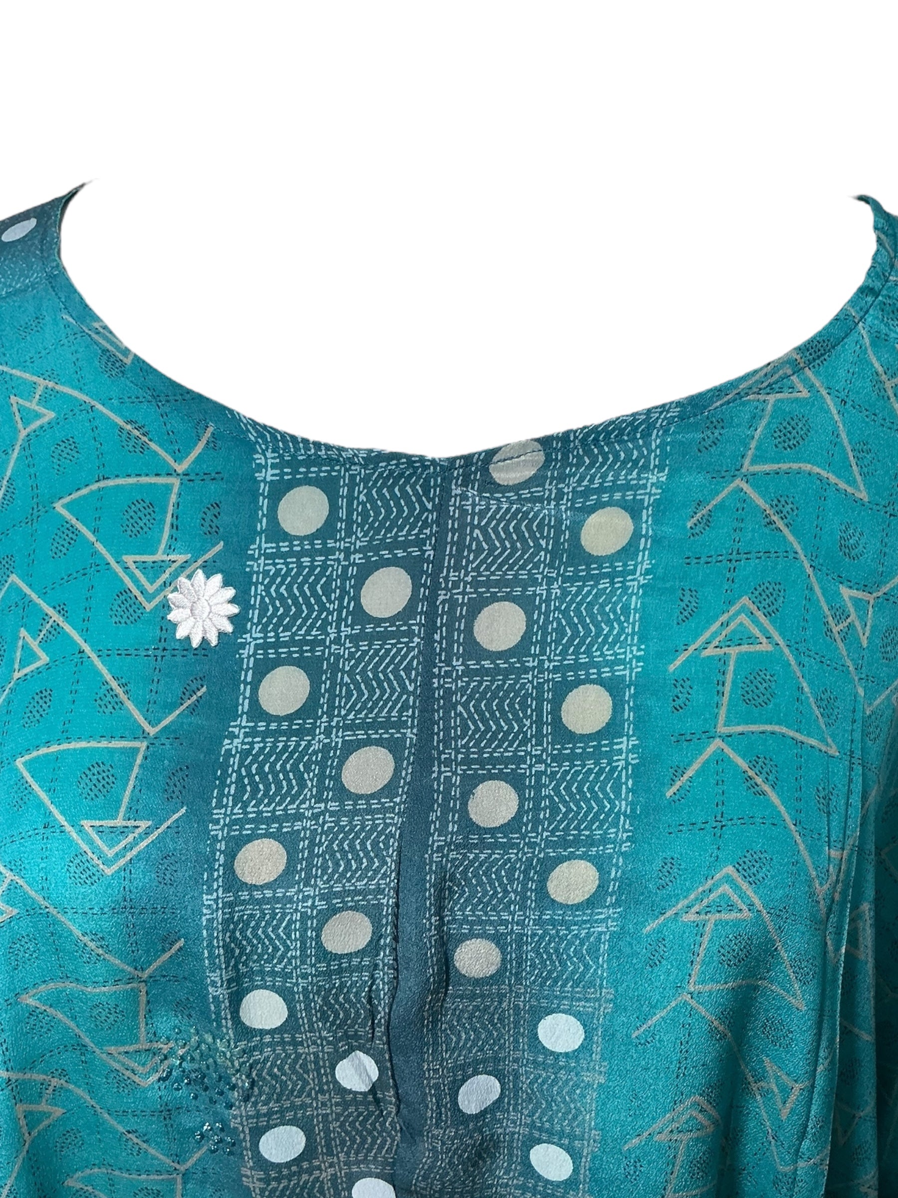 LADY LUCK PRC6978 Avatar Pure Silk Waterfall Top