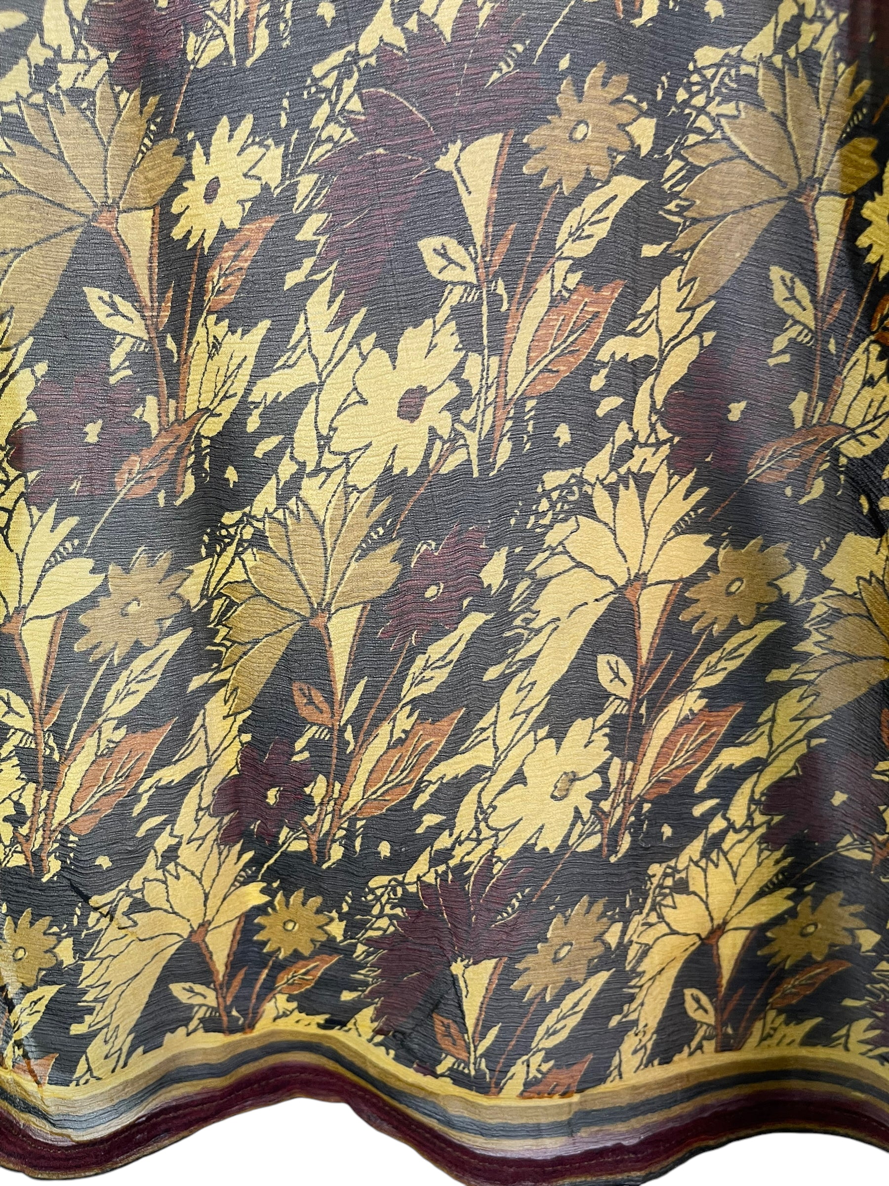 REVOLUTIONHER PCH6641 Very Sheer Chiffon Avatar Pure Silk Capelet Poncho