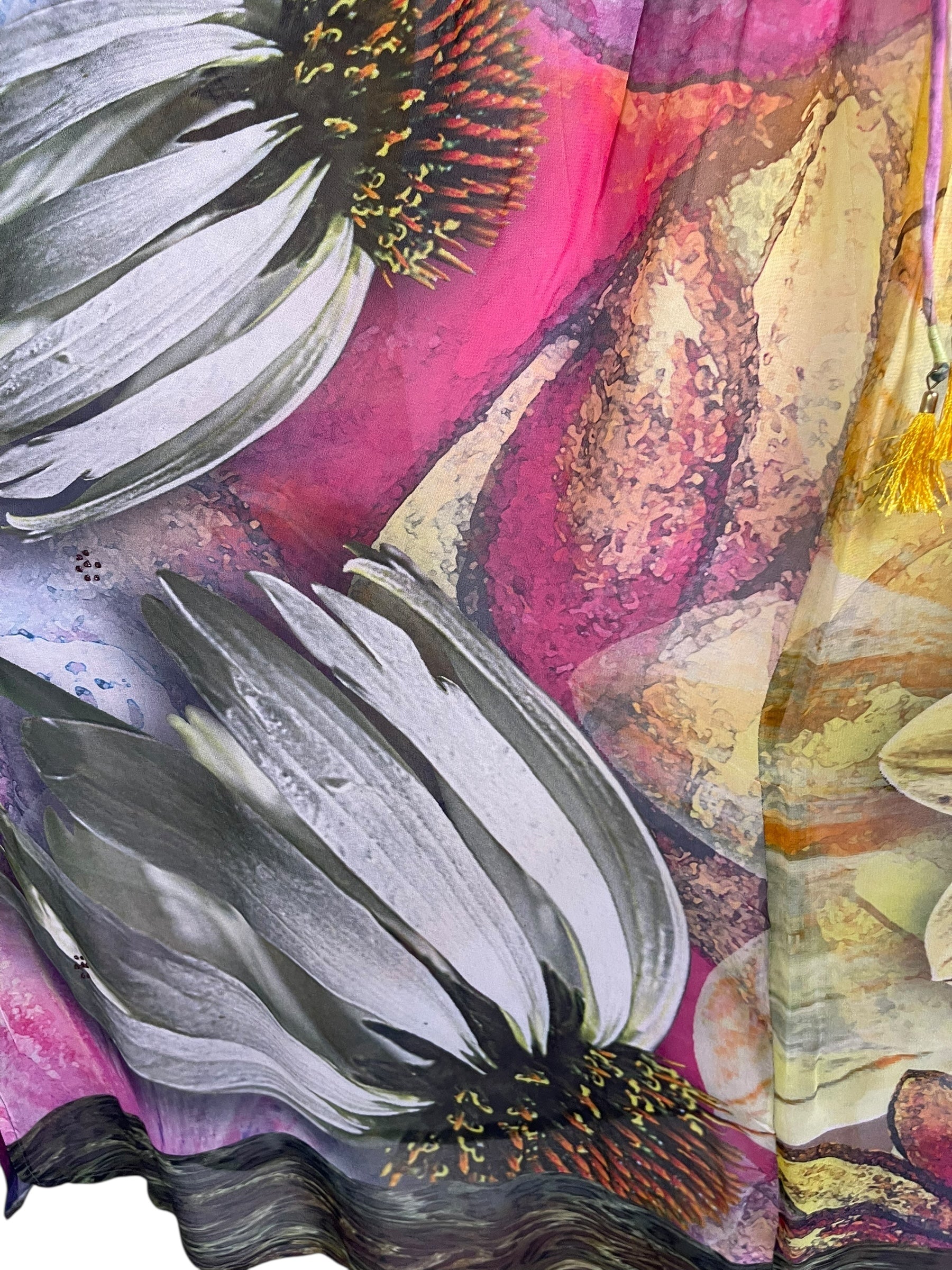 PRG6798 Sheer Avatar Pure Silk Maxi Kaftan