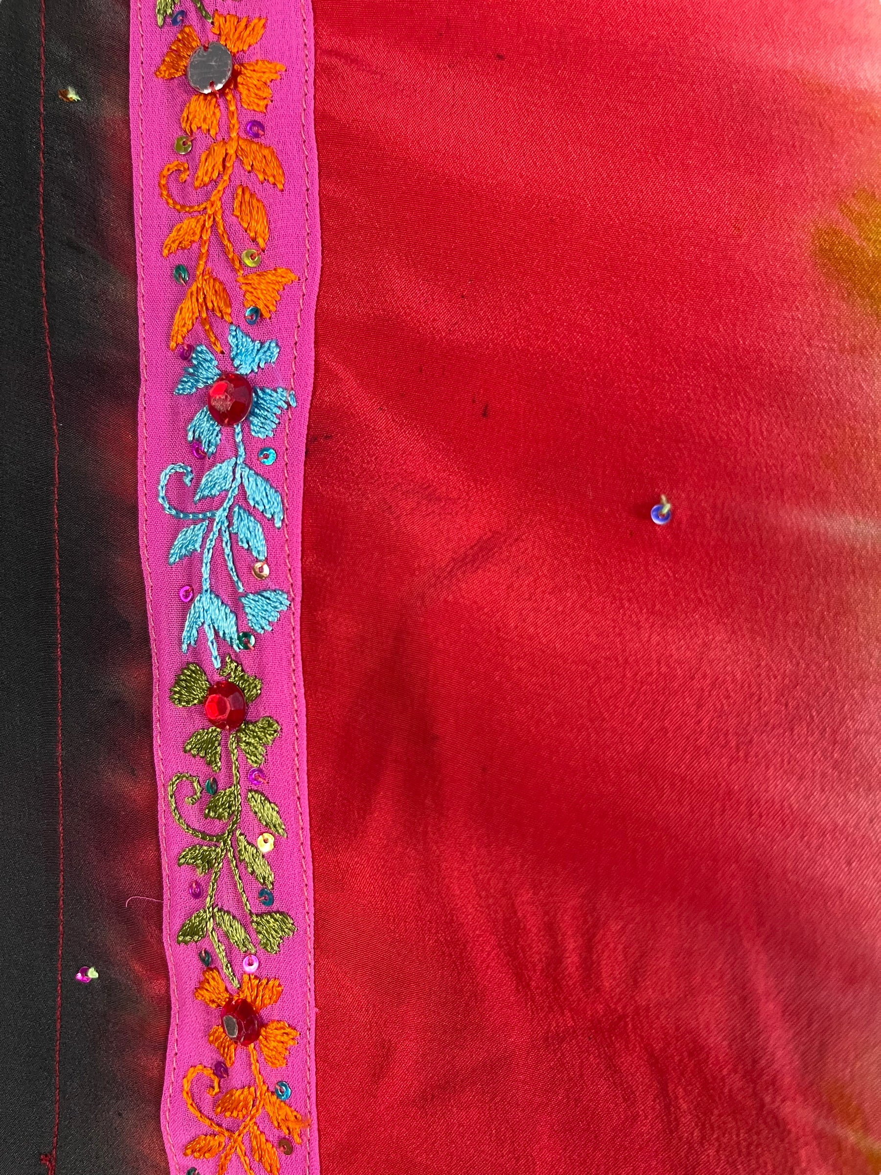 PRC6674 Avatar Pure Silk Side Slit Top