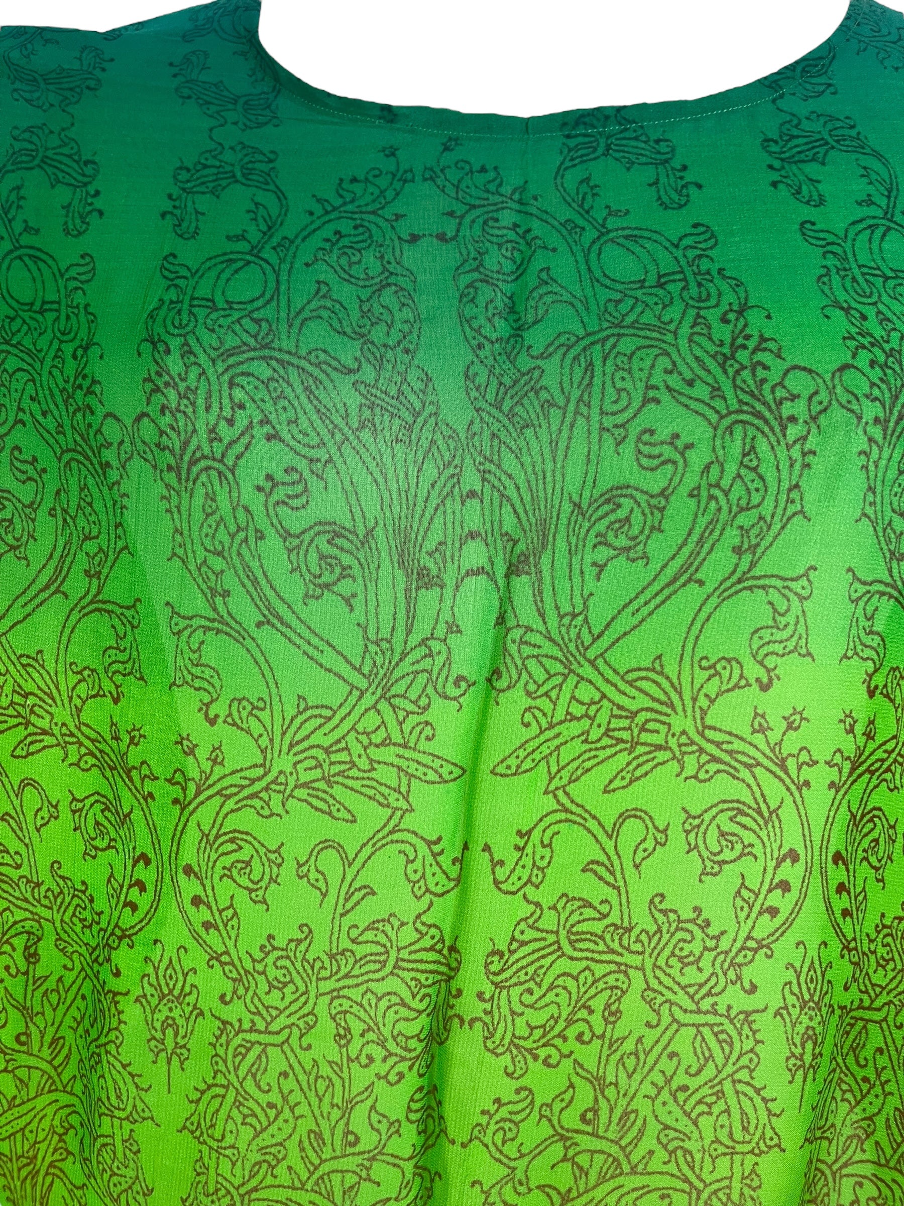 PRG6747 Sheer Avatar Pure Silk Boxy Babydoll Dress