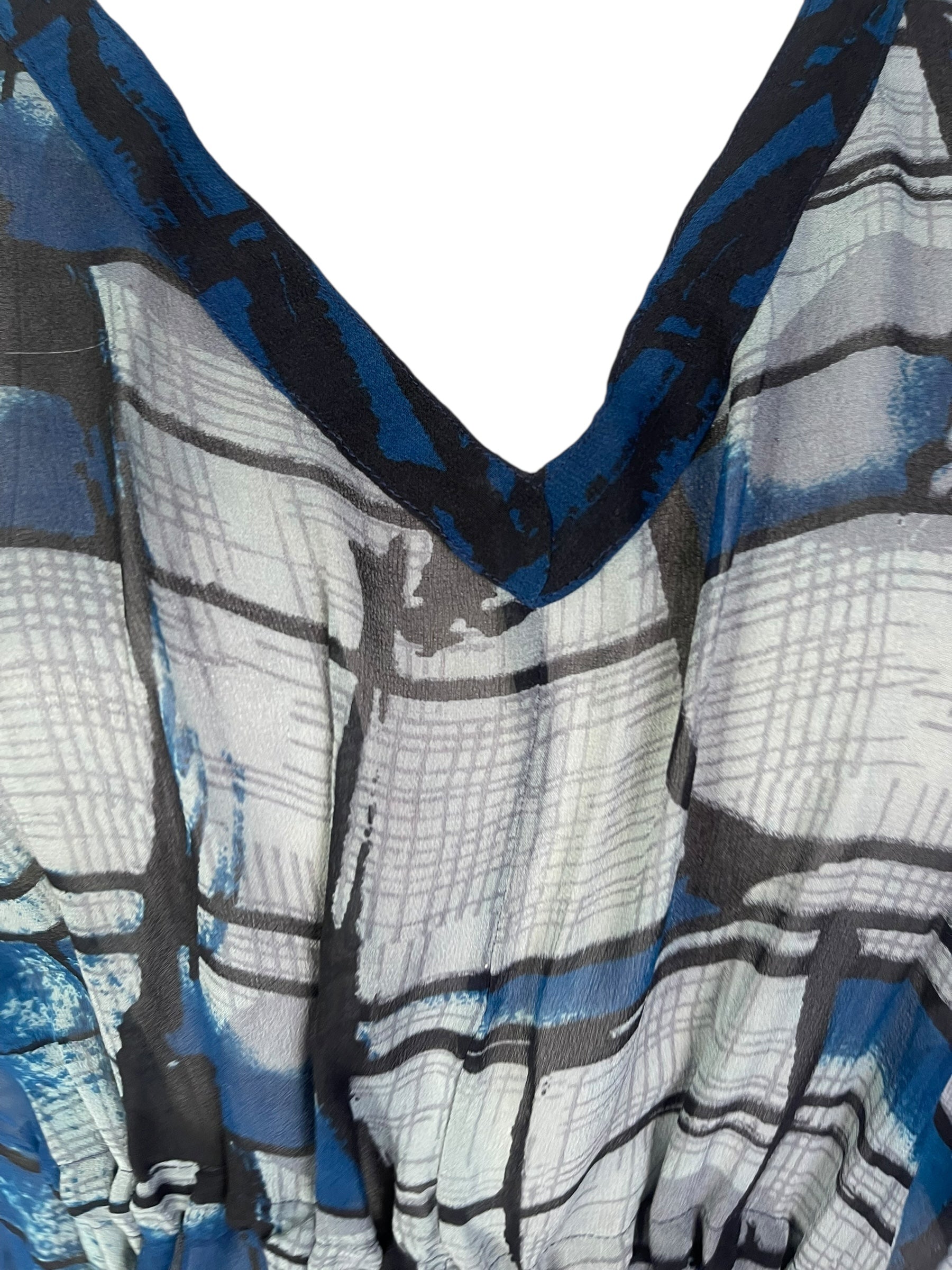 PRG6785 Sheer Wabi Sabi Pure Silk Maxi Kaftan