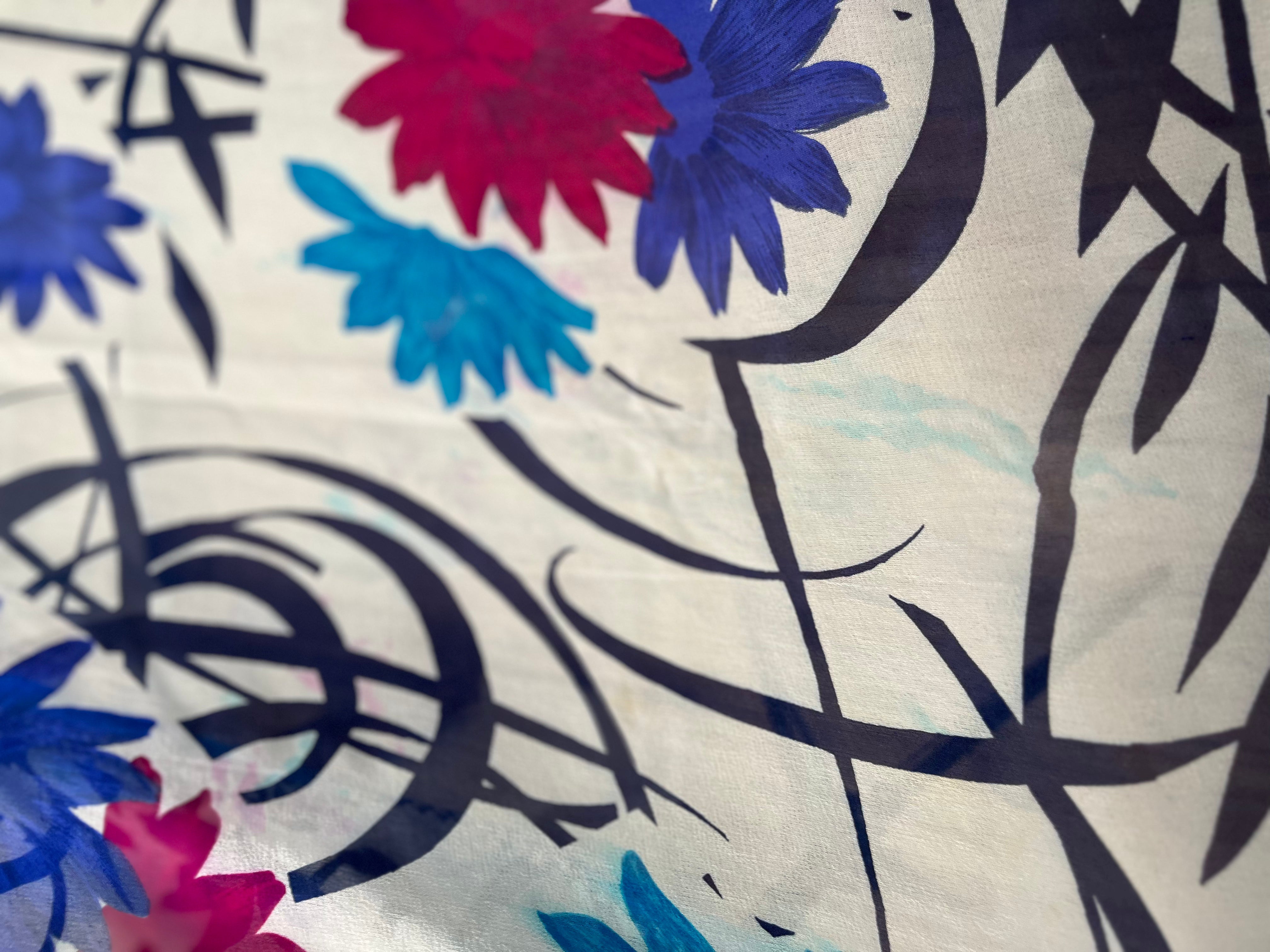 PRG6448 Sheer Wabi Sabi Pure Silk Hi Lo Top