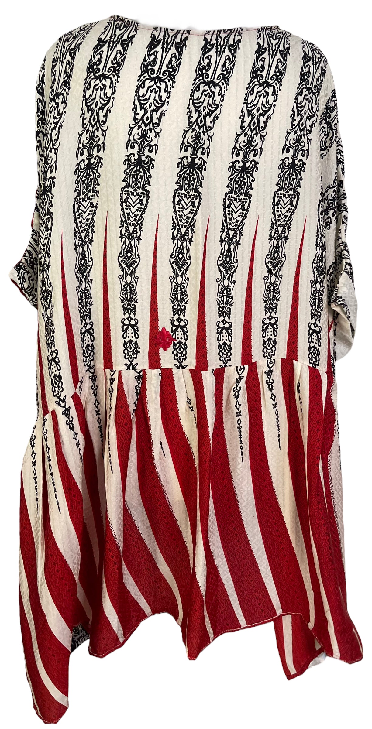 LADY LUCK PRC6020 Avatar Pure Silk Boxy Babydoll Dress