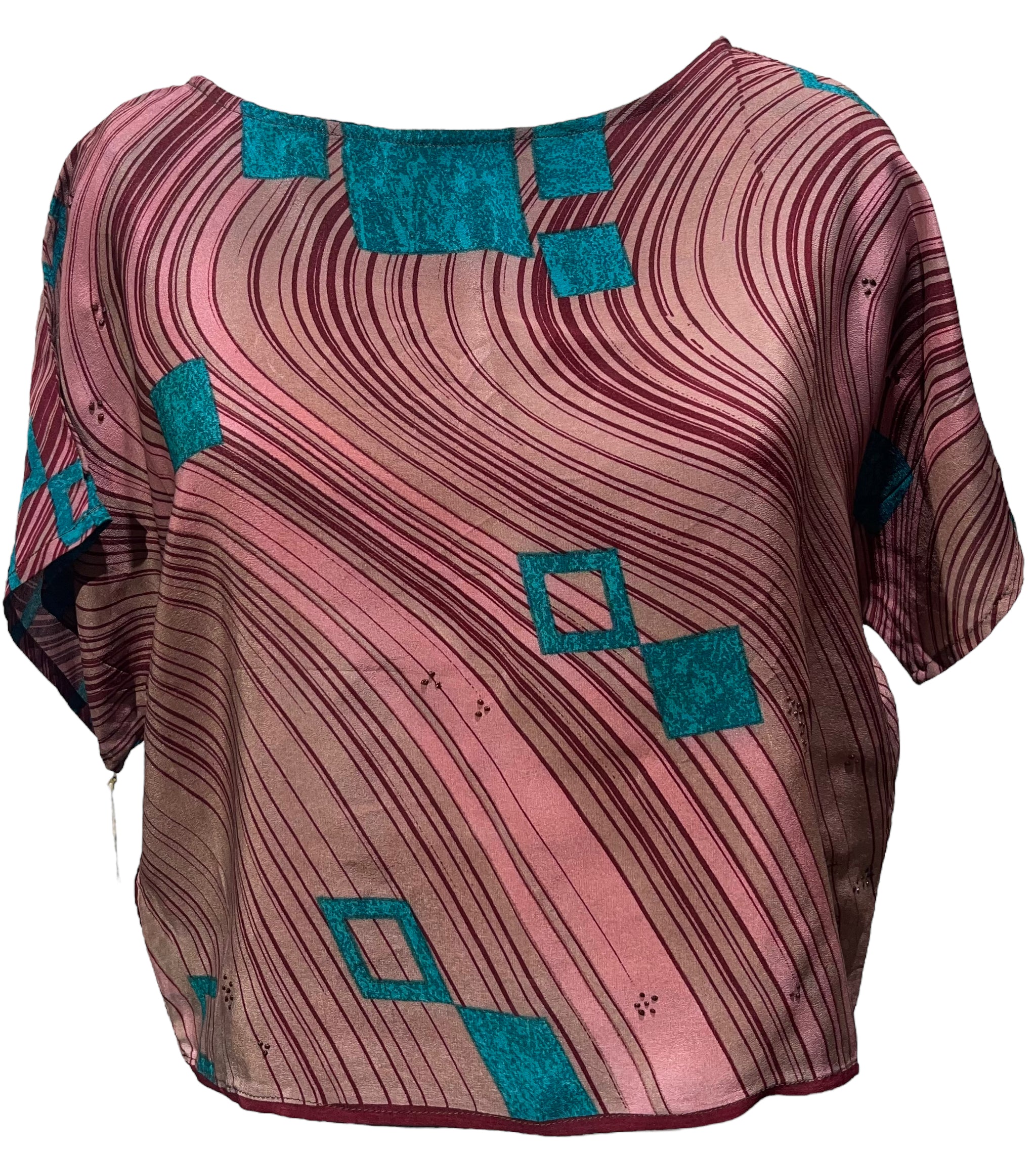 PRC7472 Avatar Pure Silk Boxy Top